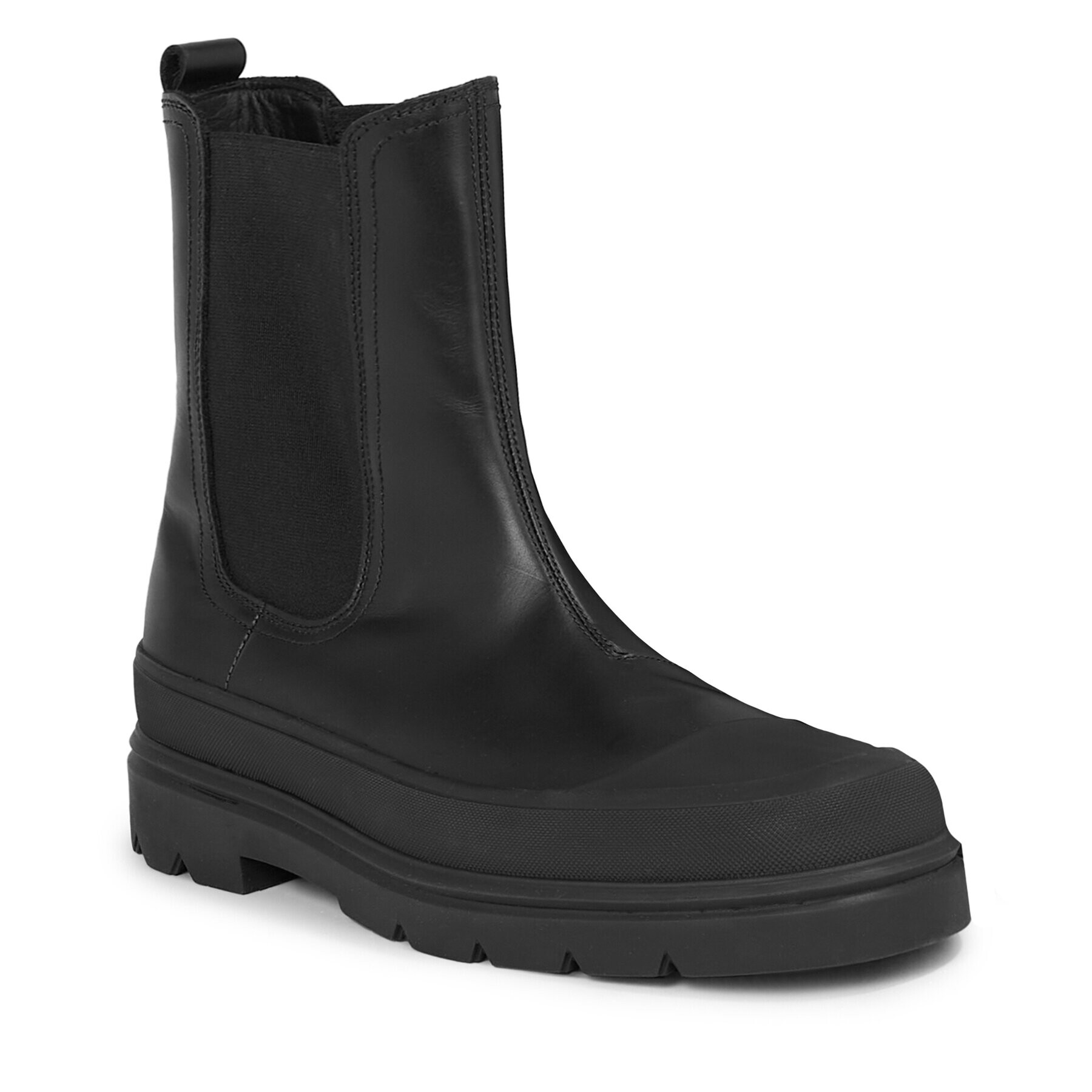 Calvin Klein Gležnjarji Chelsea Chelsea Boot High HM0HM01215 Črna - Pepit.si