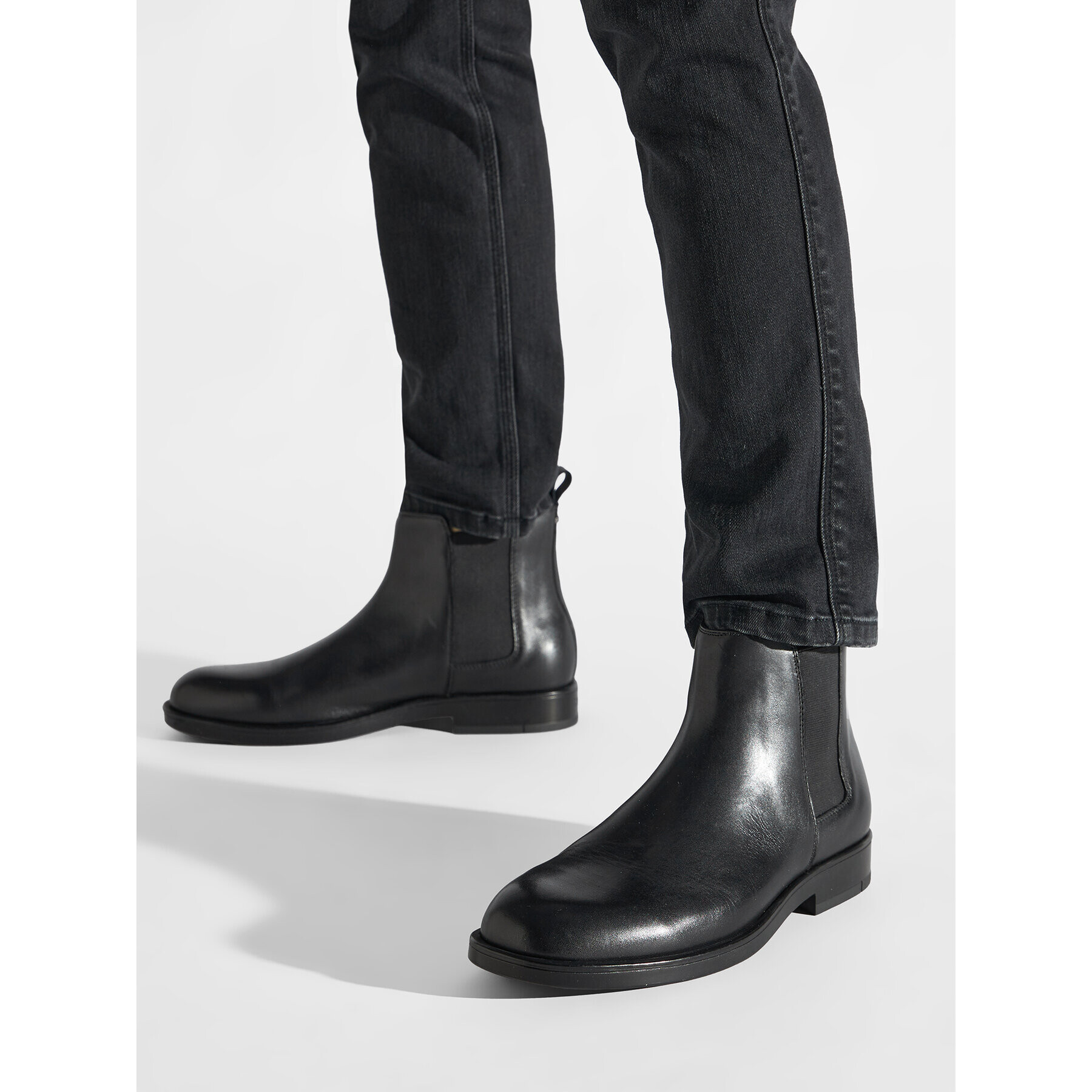 Calvin Klein Gležnjarji Chelsea Chelsea Boot HM0HM00670 Črna - Pepit.si