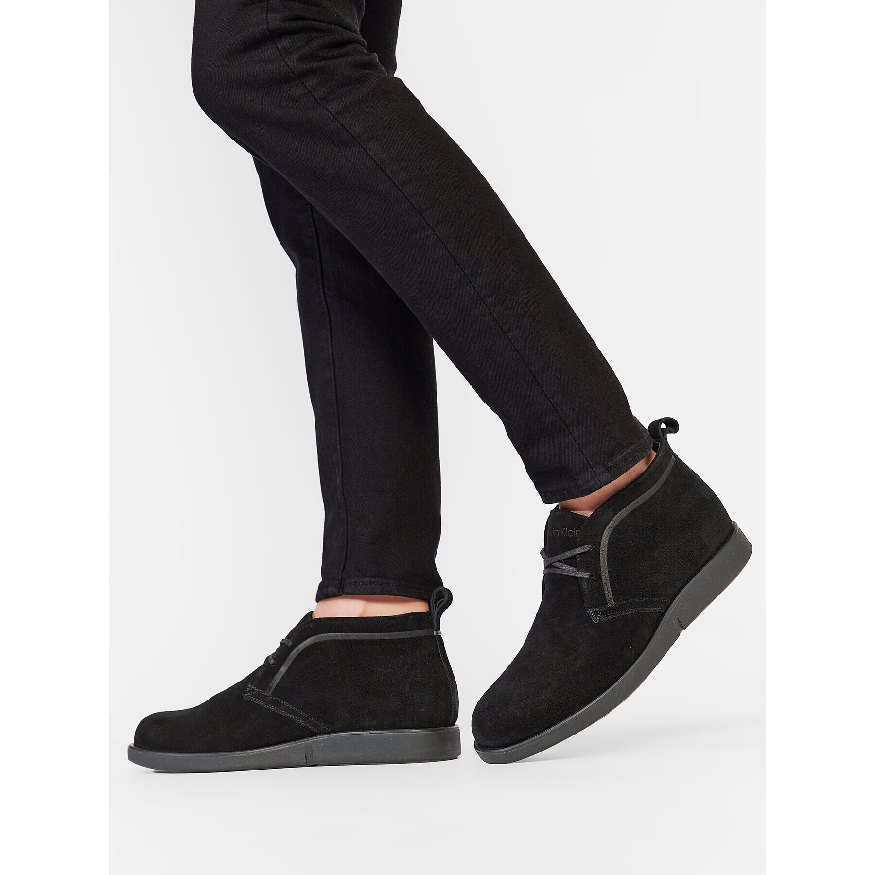 Calvin Klein Gležnjarji Hybrid Desert Boot HM0HM00632 Črna - Pepit.si