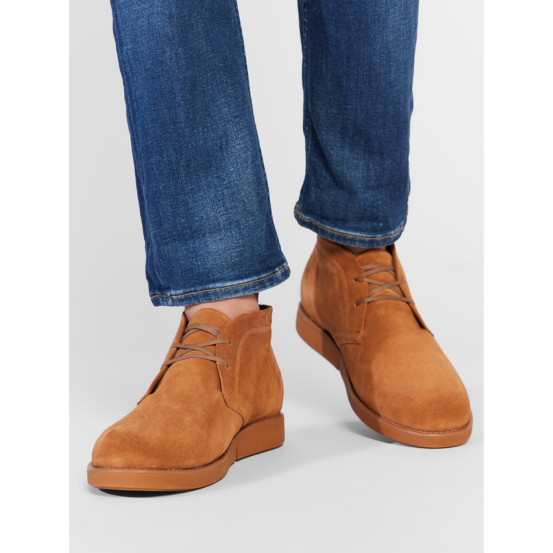 Calvin Klein Gležnjarji Hybrid Desert Boot HM0HM00632 Rjava - Pepit.si