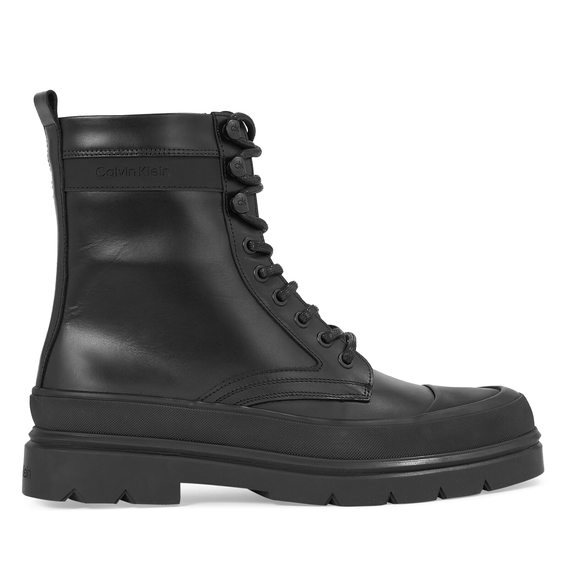 Calvin Klein Zimski škornji Lace Up Boot High HM0HM01213 Črna - Pepit.si