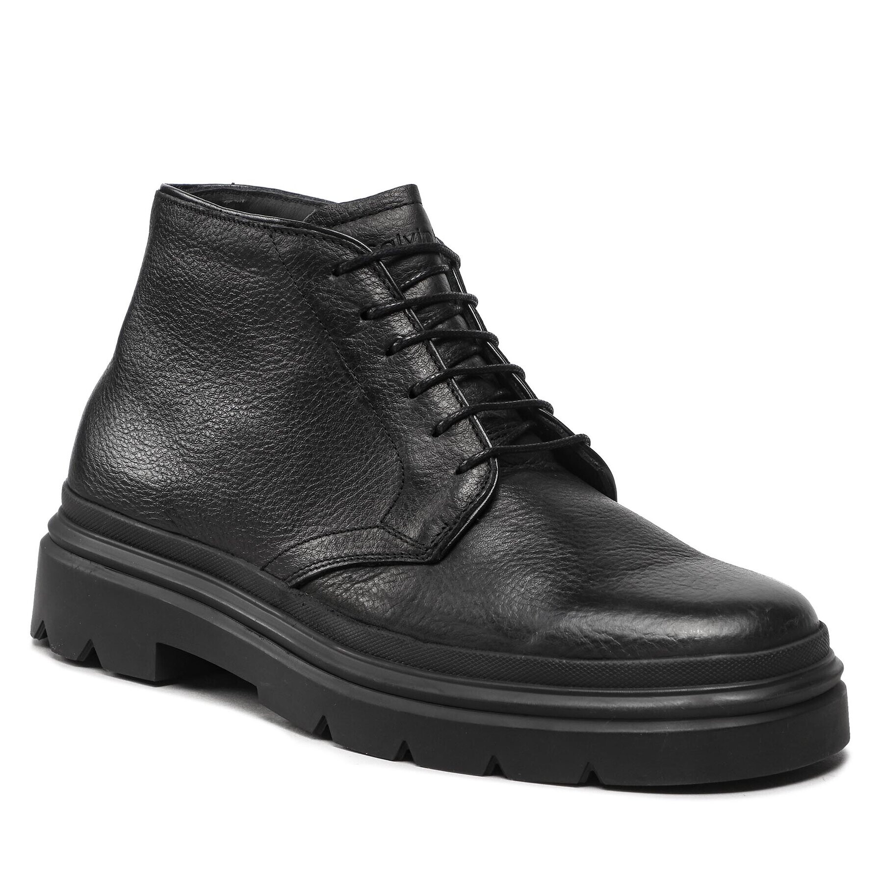 Calvin Klein Gležnjarji Mid Cut Boot HM0HM00840 Črna - Pepit.si