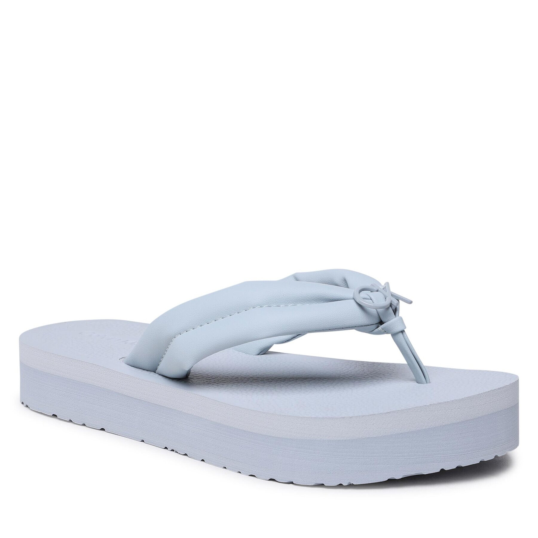 Calvin Klein Japonke Flatform Flip Flop W/Hw HW0HW01503 Modra - Pepit.si