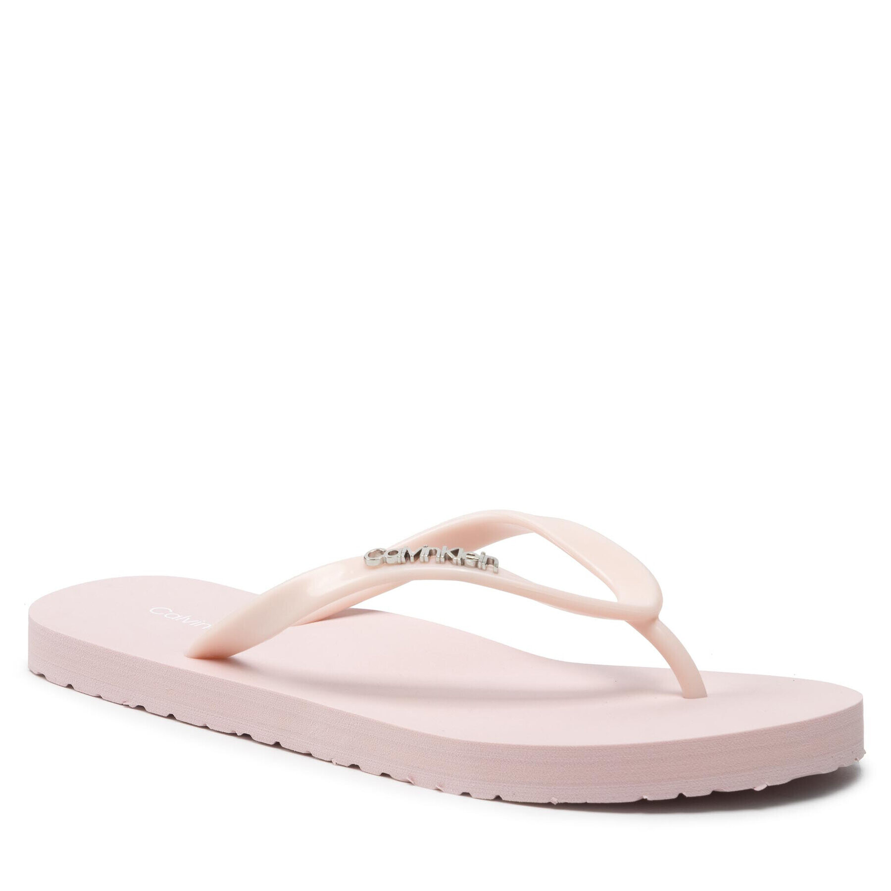 Calvin Klein Japonke Flipflop HW0HW00743 Roza - Pepit.si