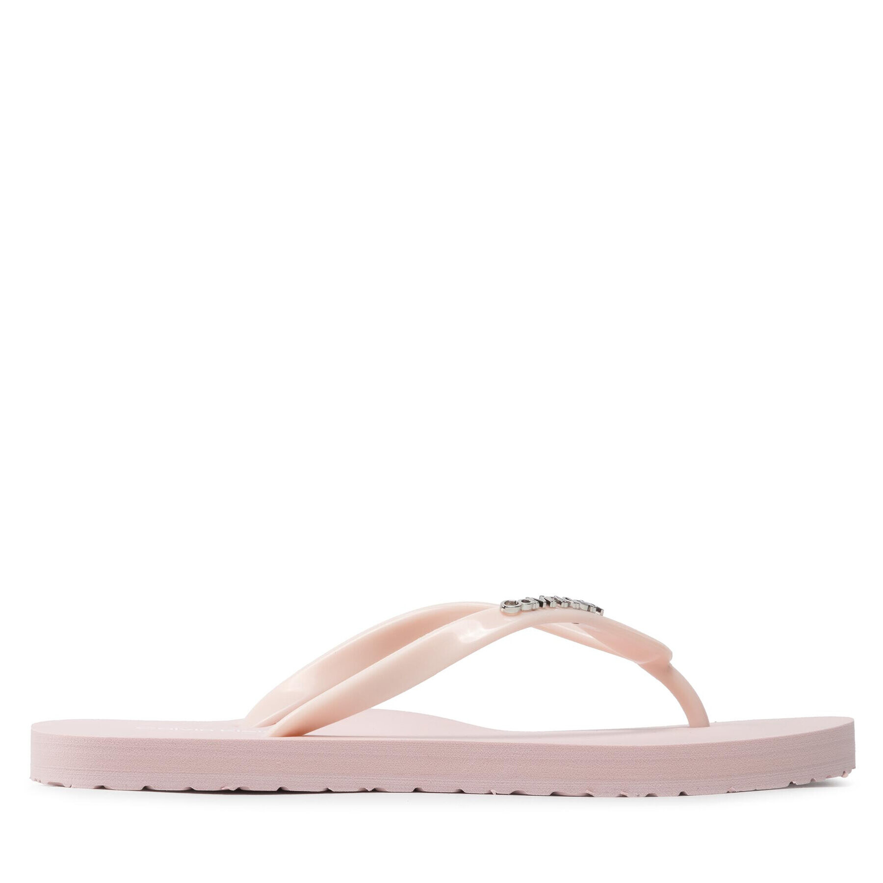 Calvin Klein Japonke Flipflop HW0HW00743 Roza - Pepit.si