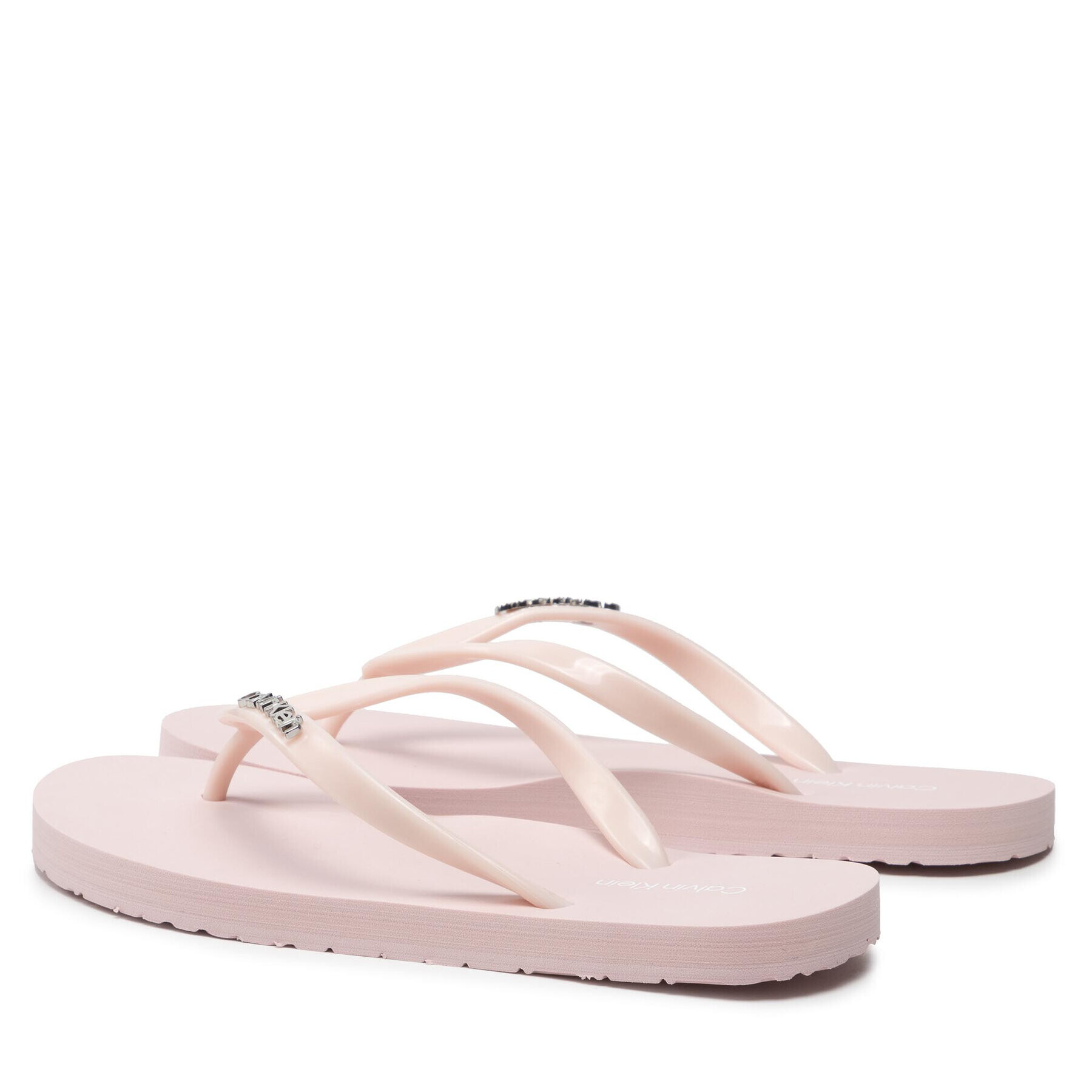 Calvin Klein Japonke Flipflop HW0HW00743 Roza - Pepit.si