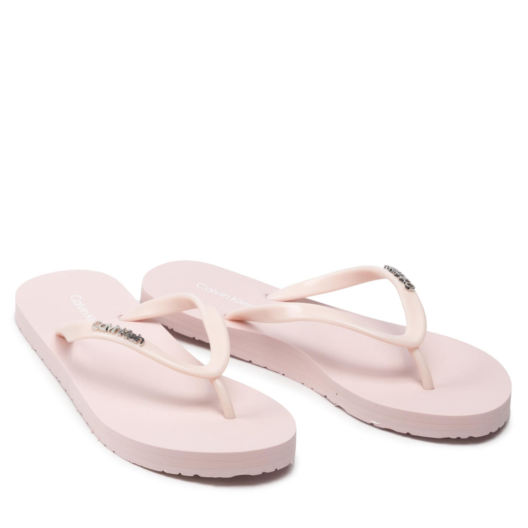 Calvin Klein Japonke Flipflop HW0HW00743 Roza - Pepit.si