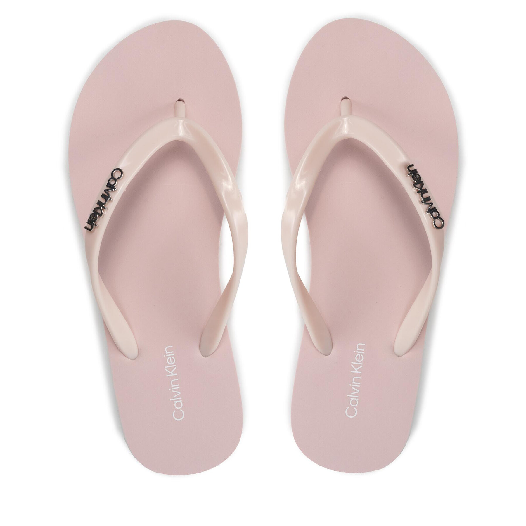 Calvin Klein Japonke Flipflop HW0HW00743 Roza - Pepit.si