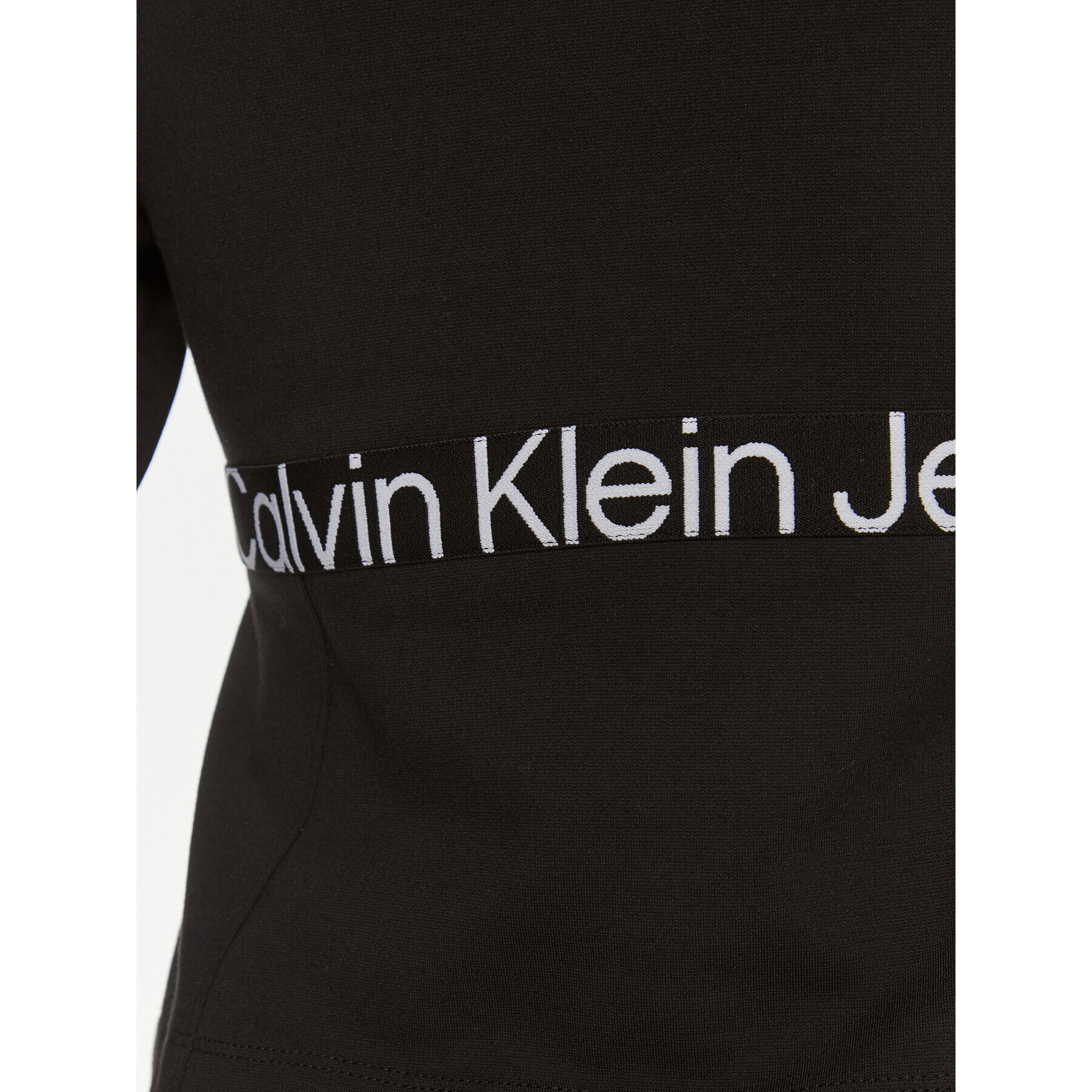 Calvin Klein Jeans Bluza J20J222013 Črna Regular Fit - Pepit.si