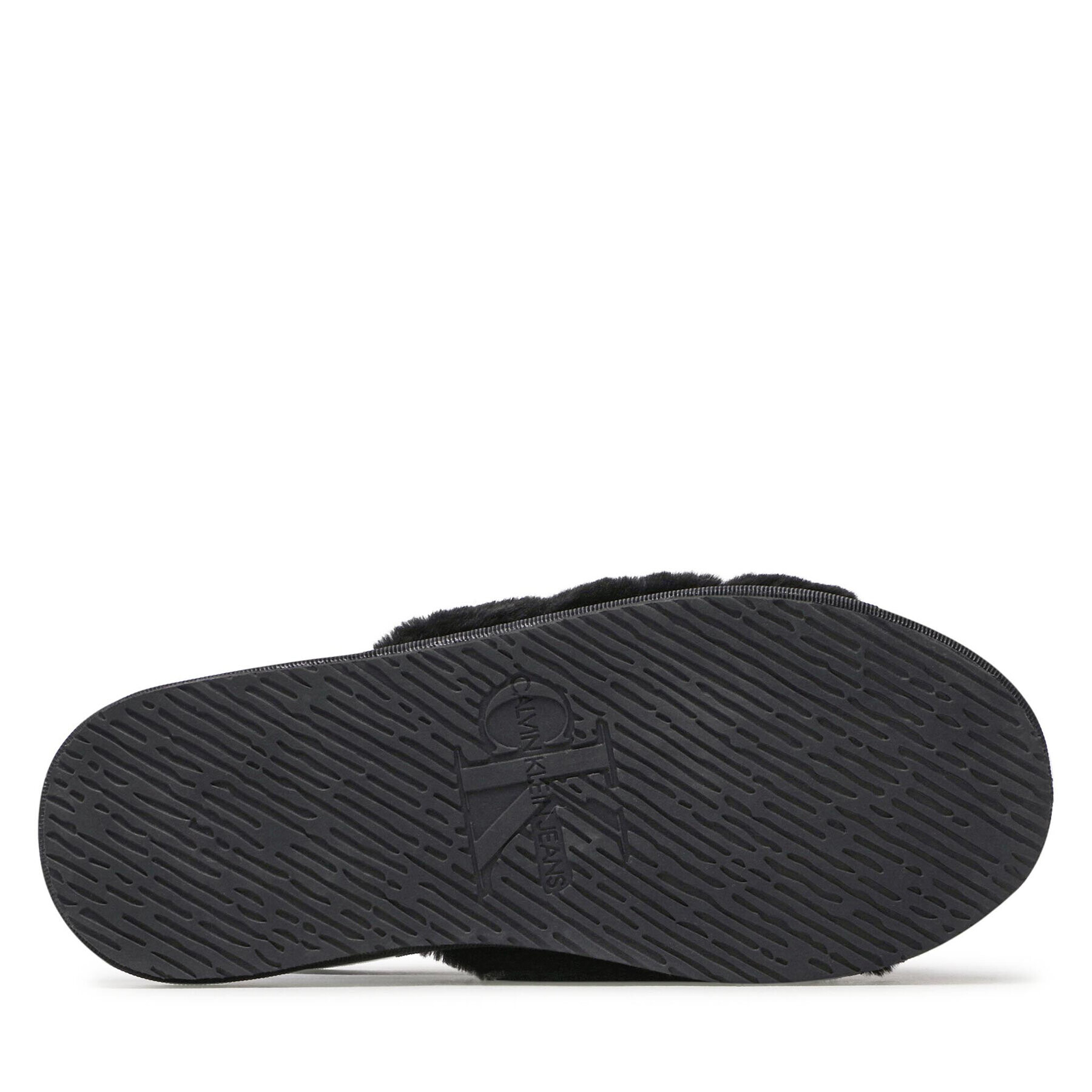 Calvin Klein Jeans Copati Home Slipper Fakefur Elastic YW0YW00751 Črna - Pepit.si