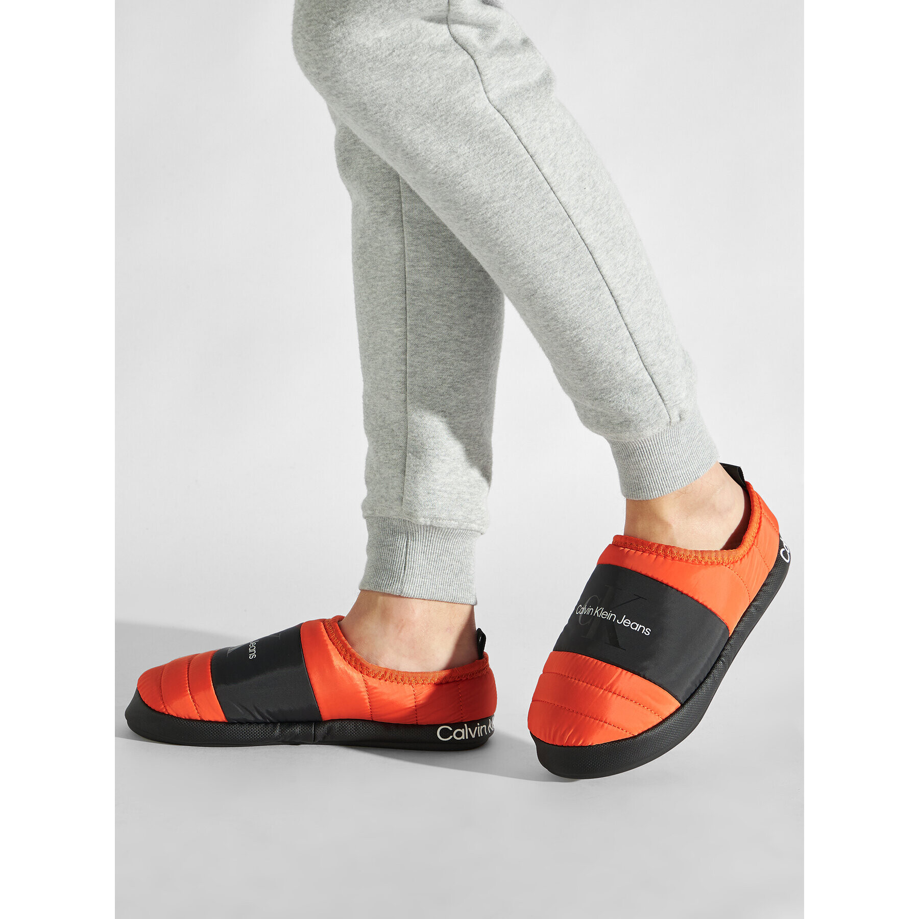 Calvin Klein Jeans Copati Home Slipper YM0YM00546 Oranžna - Pepit.si