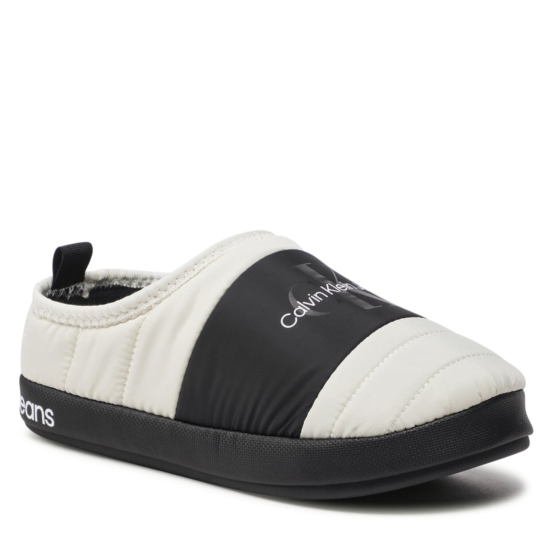 Calvin Klein Jeans Copati Home Slipper YM0YM00546 Srebrna - Pepit.si