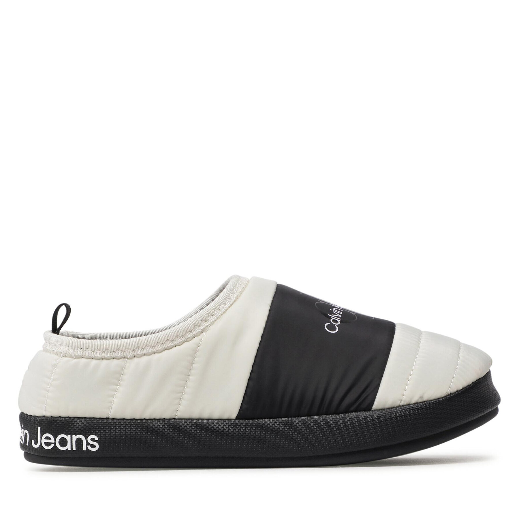 Calvin Klein Jeans Copati Home Slipper YM0YM00546 Srebrna - Pepit.si