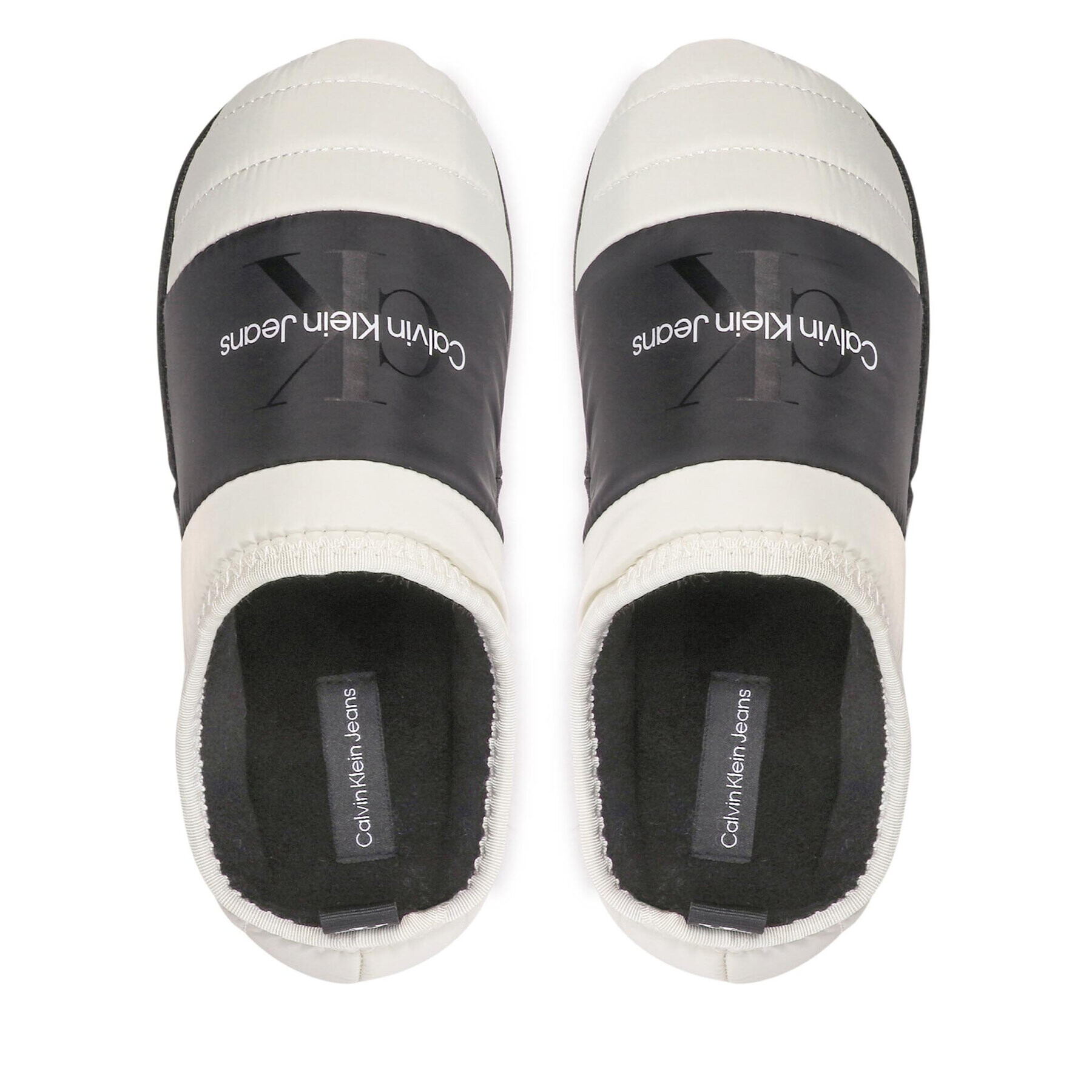 Calvin Klein Jeans Copati Home Slipper YM0YM00546 Srebrna - Pepit.si