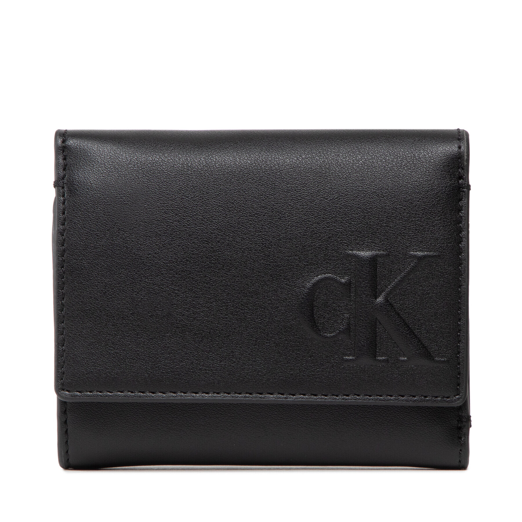 Calvin Klein Jeans Darilni set Trifold + Hardware Keyfob K60K610150 Črna - Pepit.si