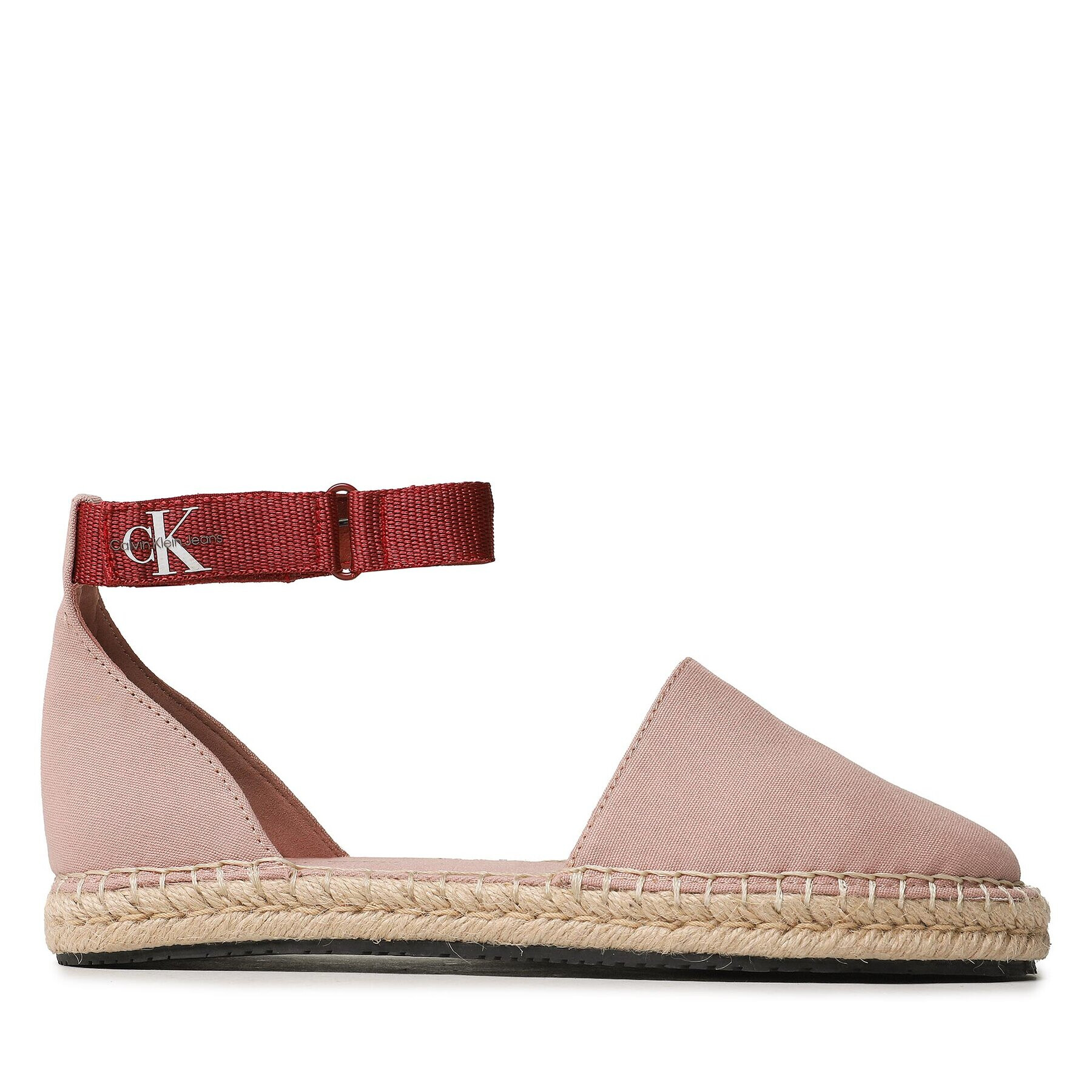 Calvin Klein Jeans Espadrile Ankle Espadrille YW0YW01027 Roza - Pepit.si