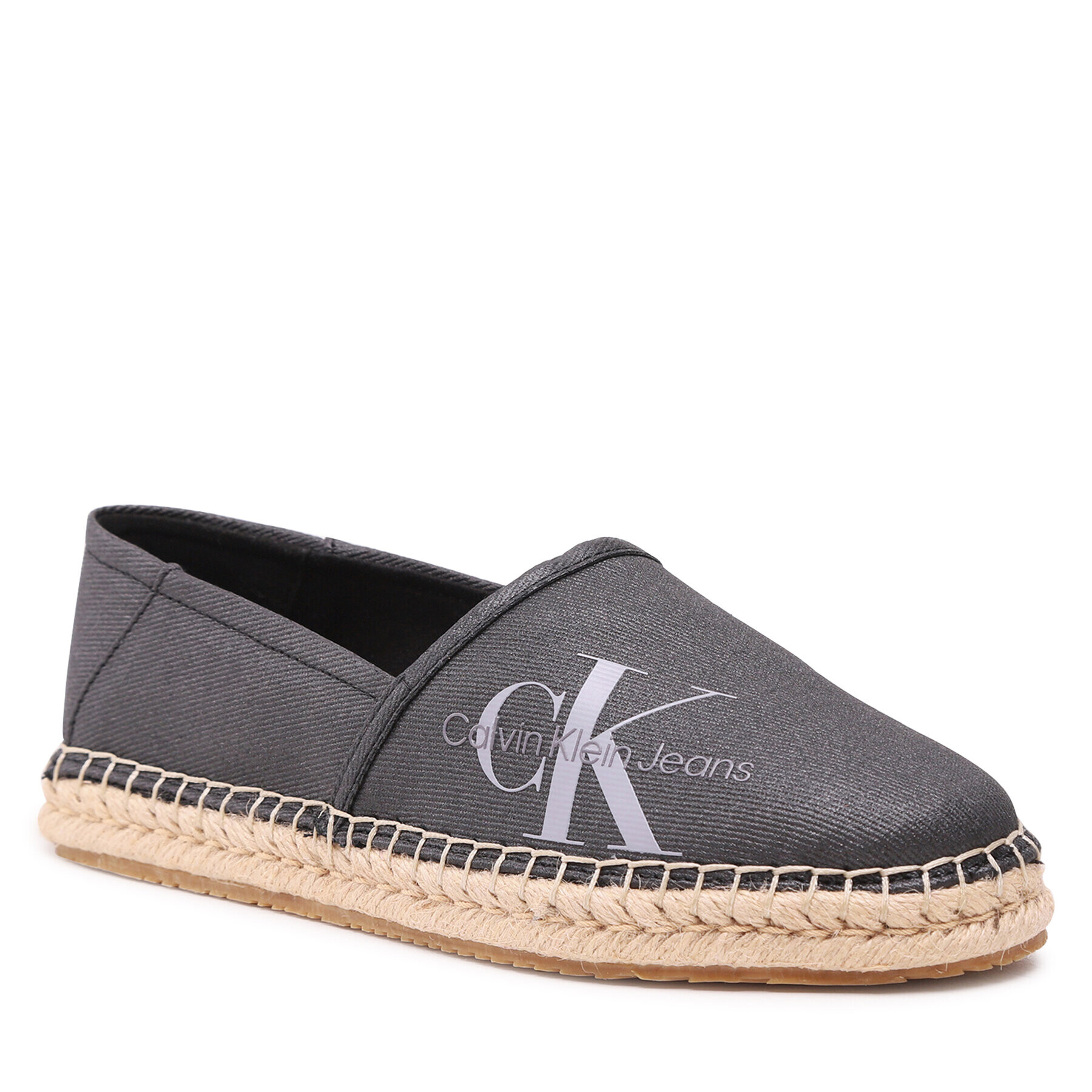 Calvin Klein Jeans Espadrile Espadrille Co Wn YW0YW01080 Črna - Pepit.si