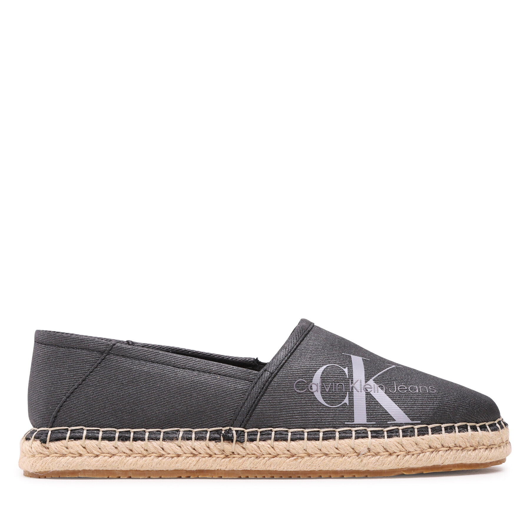 Calvin Klein Jeans Espadrile Espadrille Co Wn YW0YW01080 Črna - Pepit.si