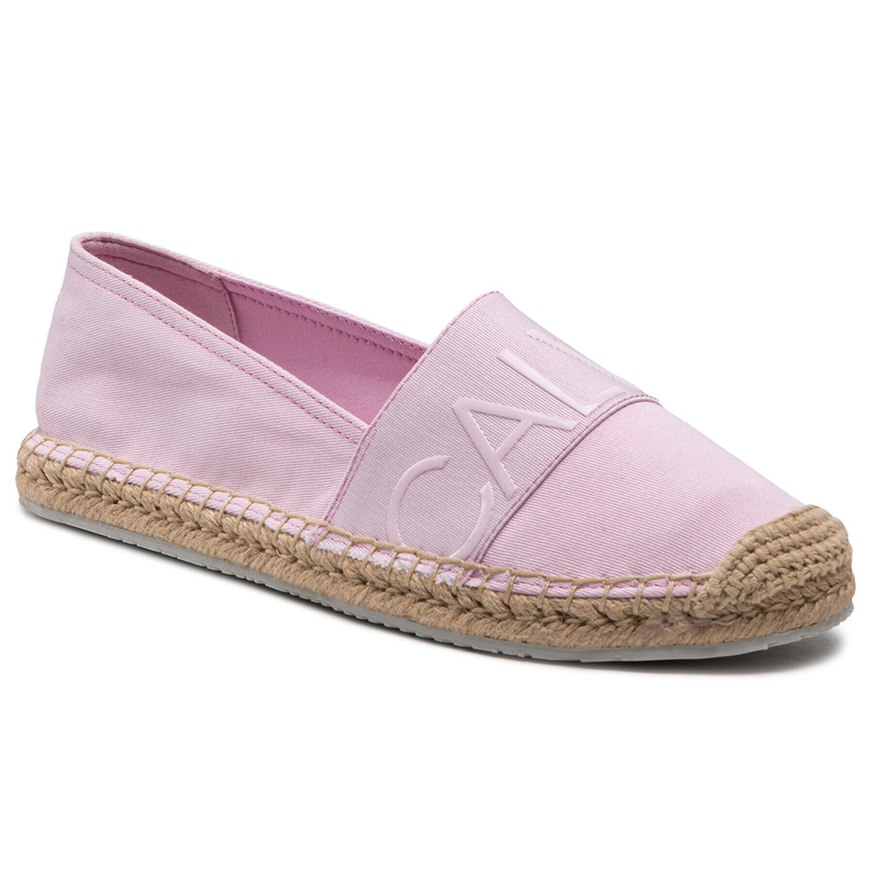 Calvin Klein Jeans Espadrile Espadrille Roped Toe Co YW0YW0151 Roza - Pepit.si