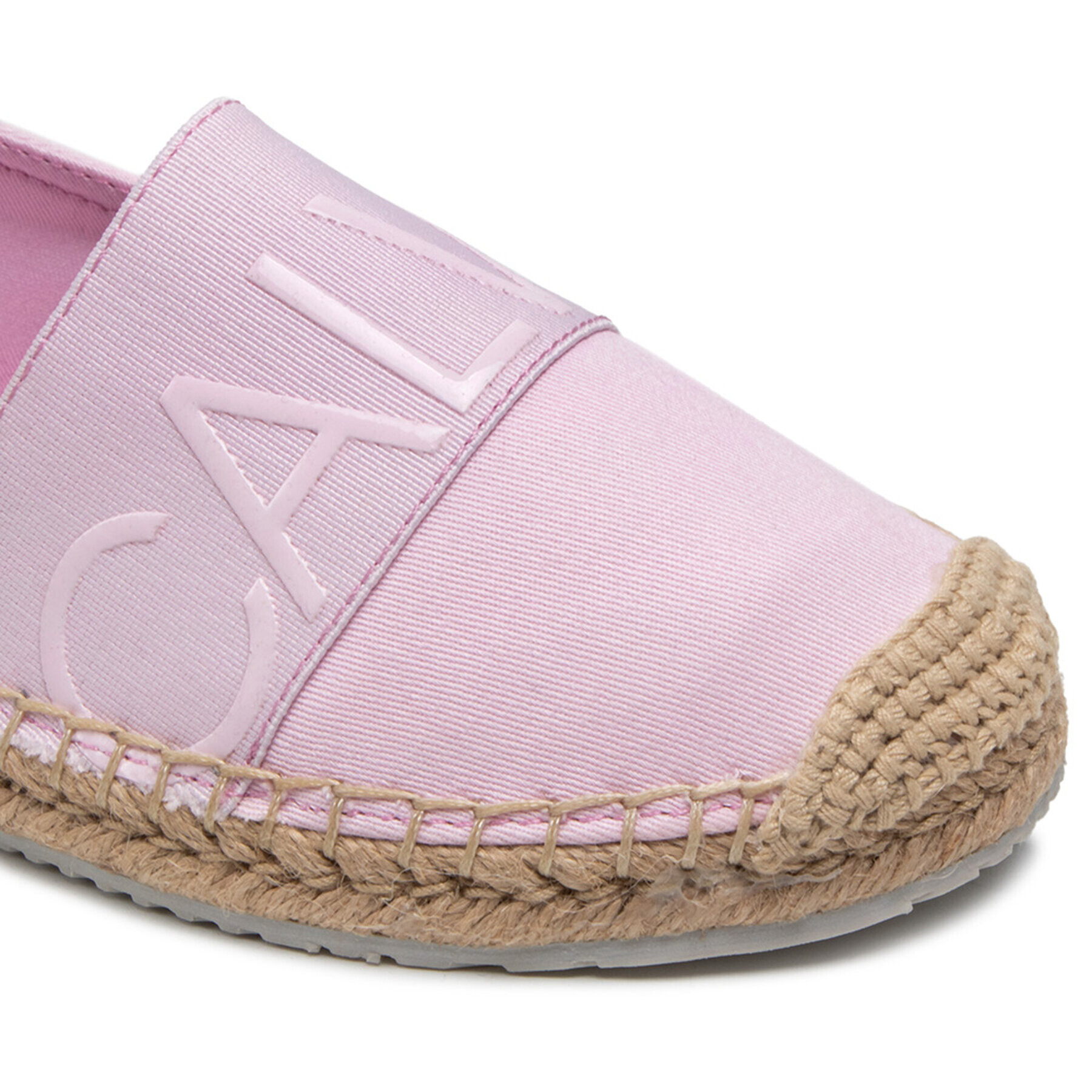 Calvin Klein Jeans Espadrile Espadrille Roped Toe Co YW0YW0151 Roza - Pepit.si