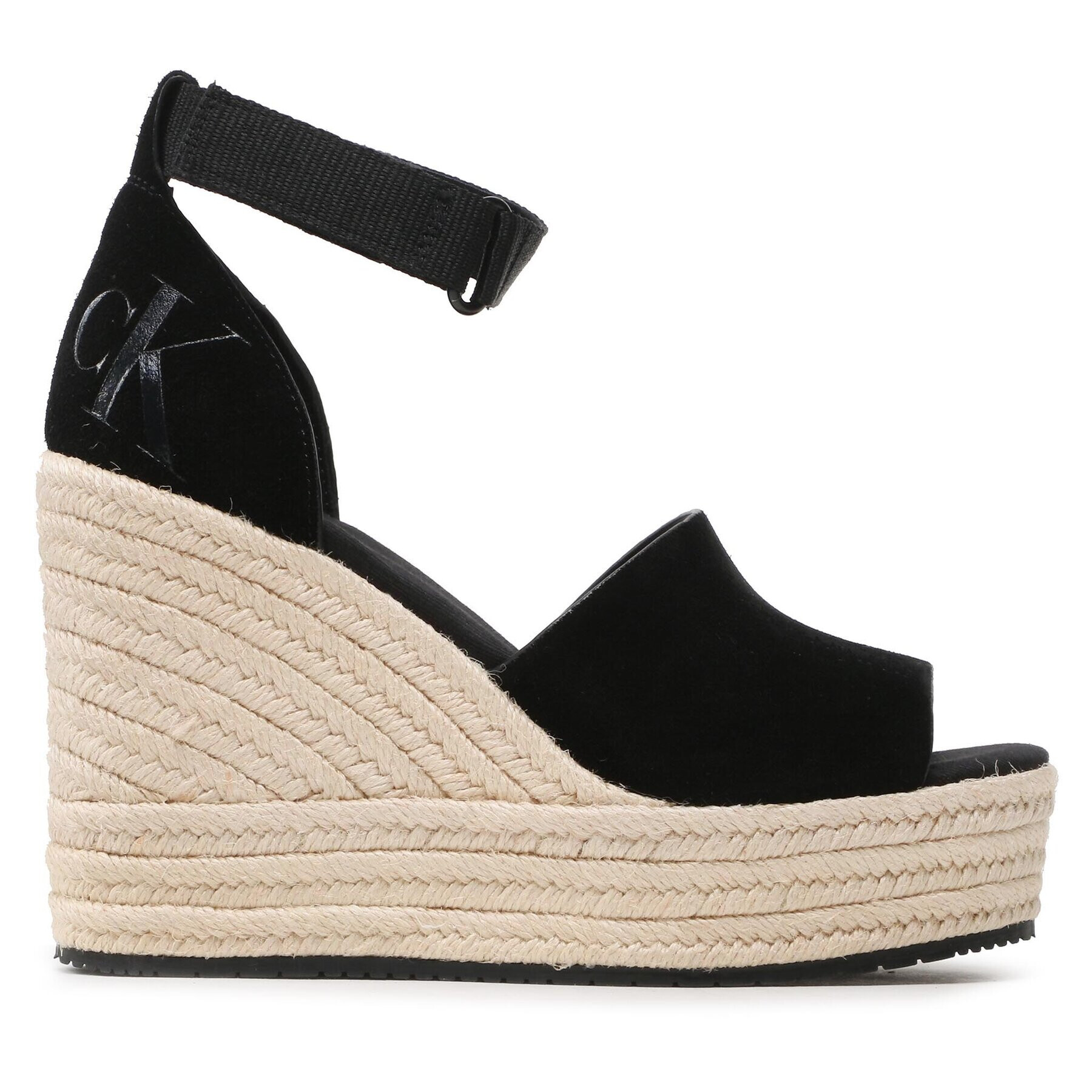 Calvin Klein Jeans Espadrile YW0YW00963 Črna - Pepit.si