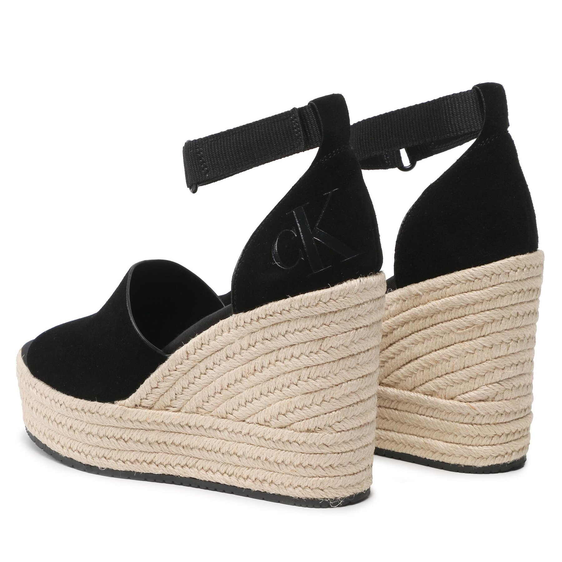 Calvin Klein Jeans Espadrile YW0YW00963 Črna - Pepit.si