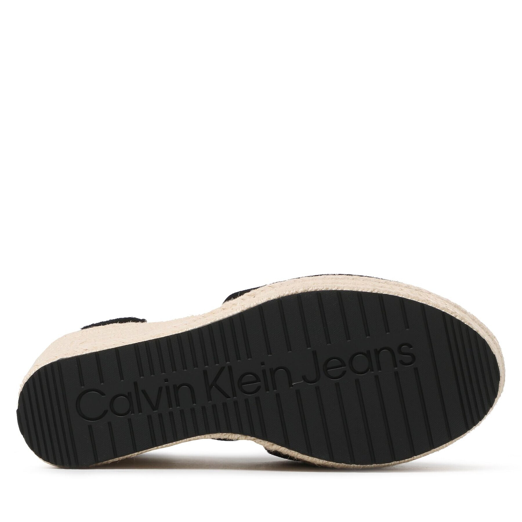 Calvin Klein Jeans Espadrile YW0YW00963 Črna - Pepit.si