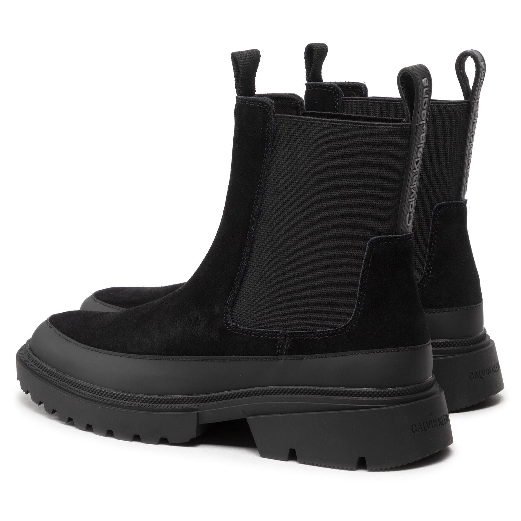 Calvin Klein Jeans Gležnjarji Chelsea Chunky Chelsea Boot YM0YM00466 Črna - Pepit.si