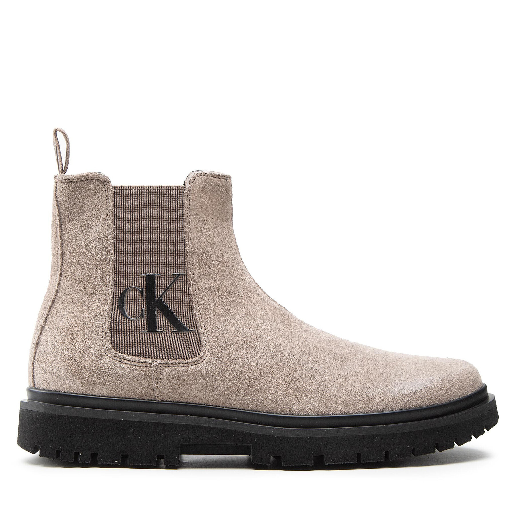 Calvin Klein Jeans Gležnjarji Chelsea Lug Mid Chelsea Boot YM0YM00271 Bež - Pepit.si