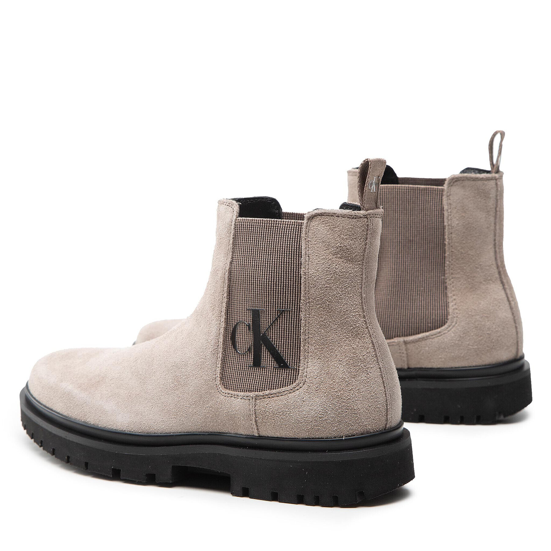 Calvin Klein Jeans Gležnjarji Chelsea Lug Mid Chelsea Boot YM0YM00271 Bež - Pepit.si