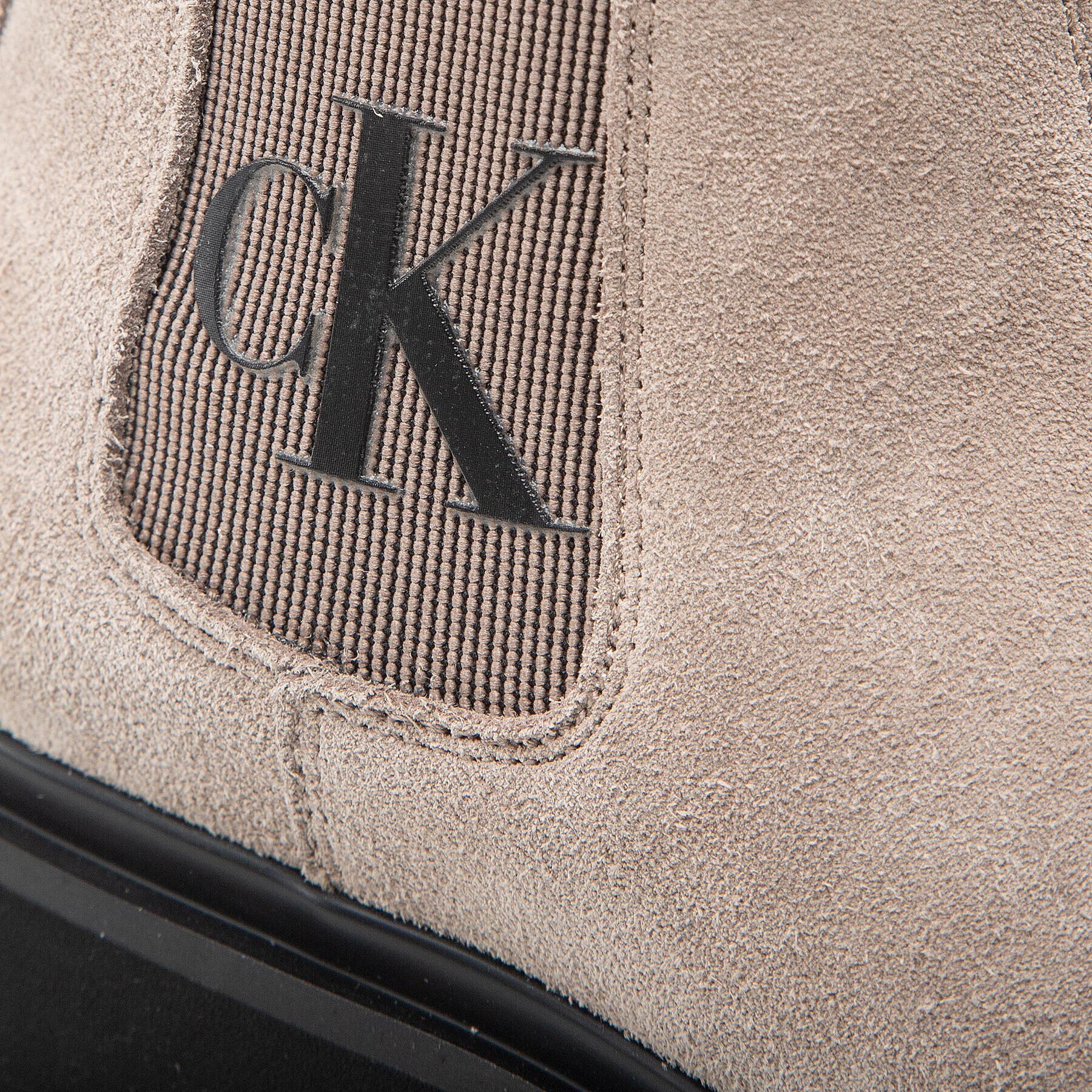 Calvin Klein Jeans Gležnjarji Chelsea Lug Mid Chelsea Boot YM0YM00271 Bež - Pepit.si