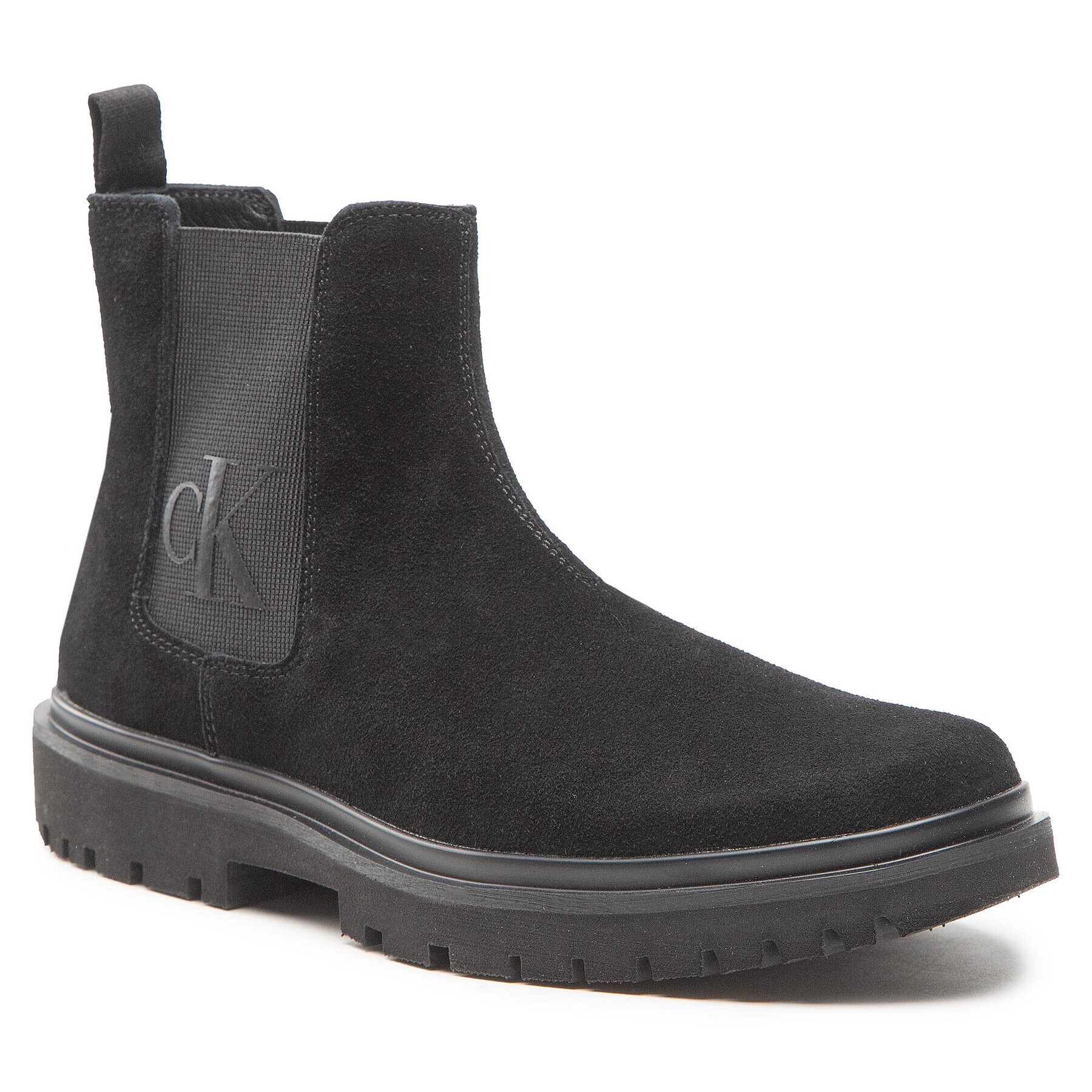 Calvin Klein Jeans Gležnjarji Chelsea Lug Mid Chelsea Boot YM0YM00271BDS Črna - Pepit.si