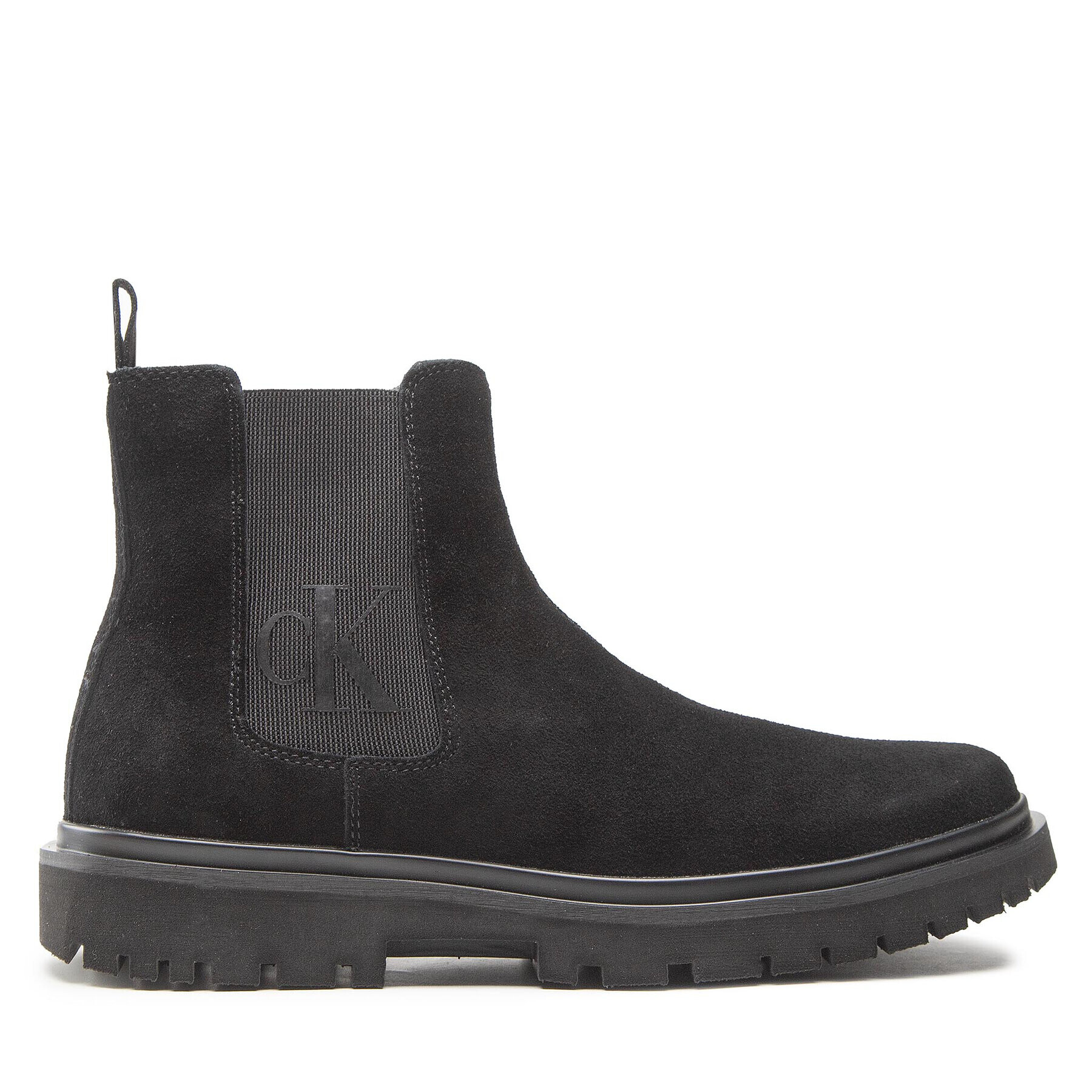 Calvin Klein Jeans Gležnjarji Chelsea Lug Mid Chelsea Boot YM0YM00271BDS Črna - Pepit.si