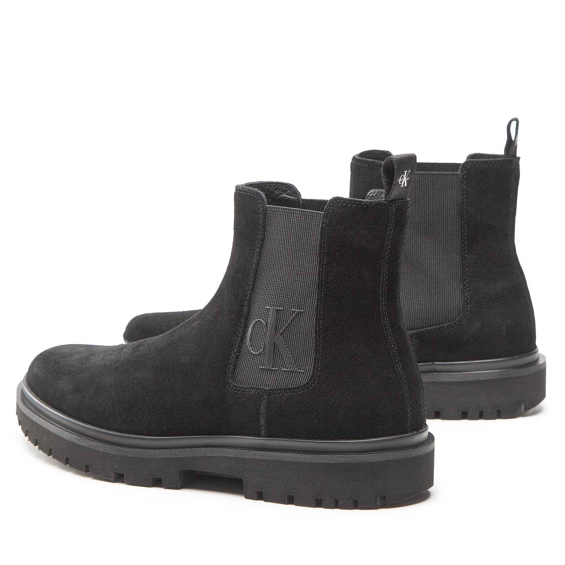 Calvin Klein Jeans Gležnjarji Chelsea Lug Mid Chelsea Boot YM0YM00271BDS Črna - Pepit.si