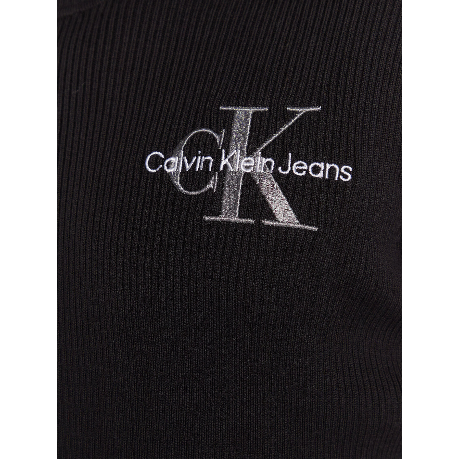 Calvin Klein Jeans Golf J30J322202 Črna Regular Fit - Pepit.si