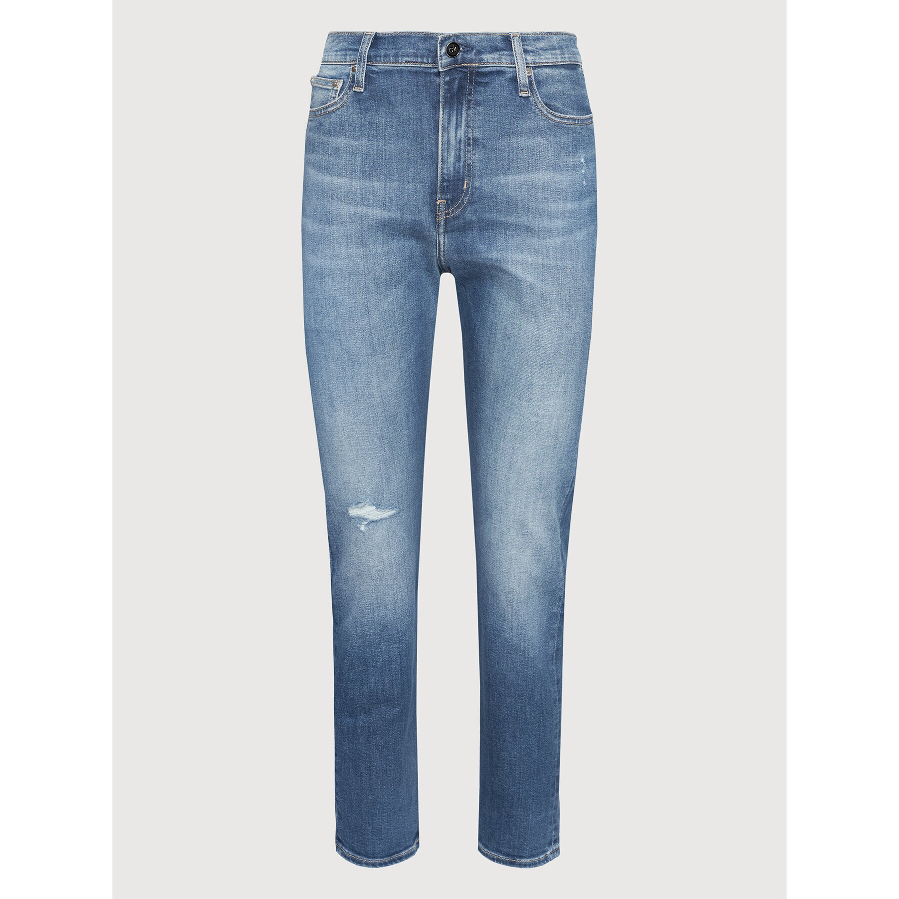 Calvin Klein Jeans hlače K20K202888 Modra Relaxed Fit - Pepit.si