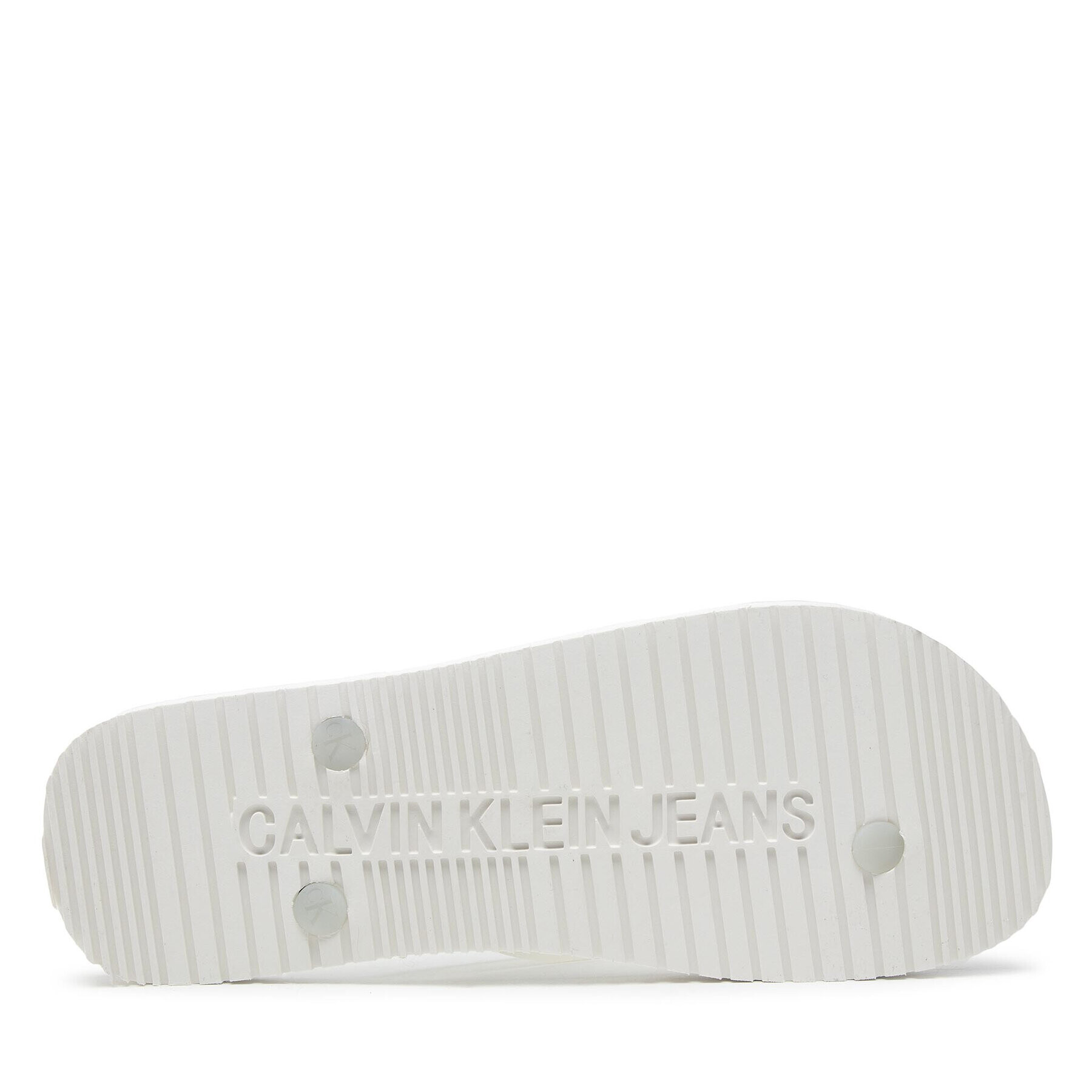 Calvin Klein Jeans Japonke Beach Sandal Monogram Tpu YM0YM00055 Bela - Pepit.si