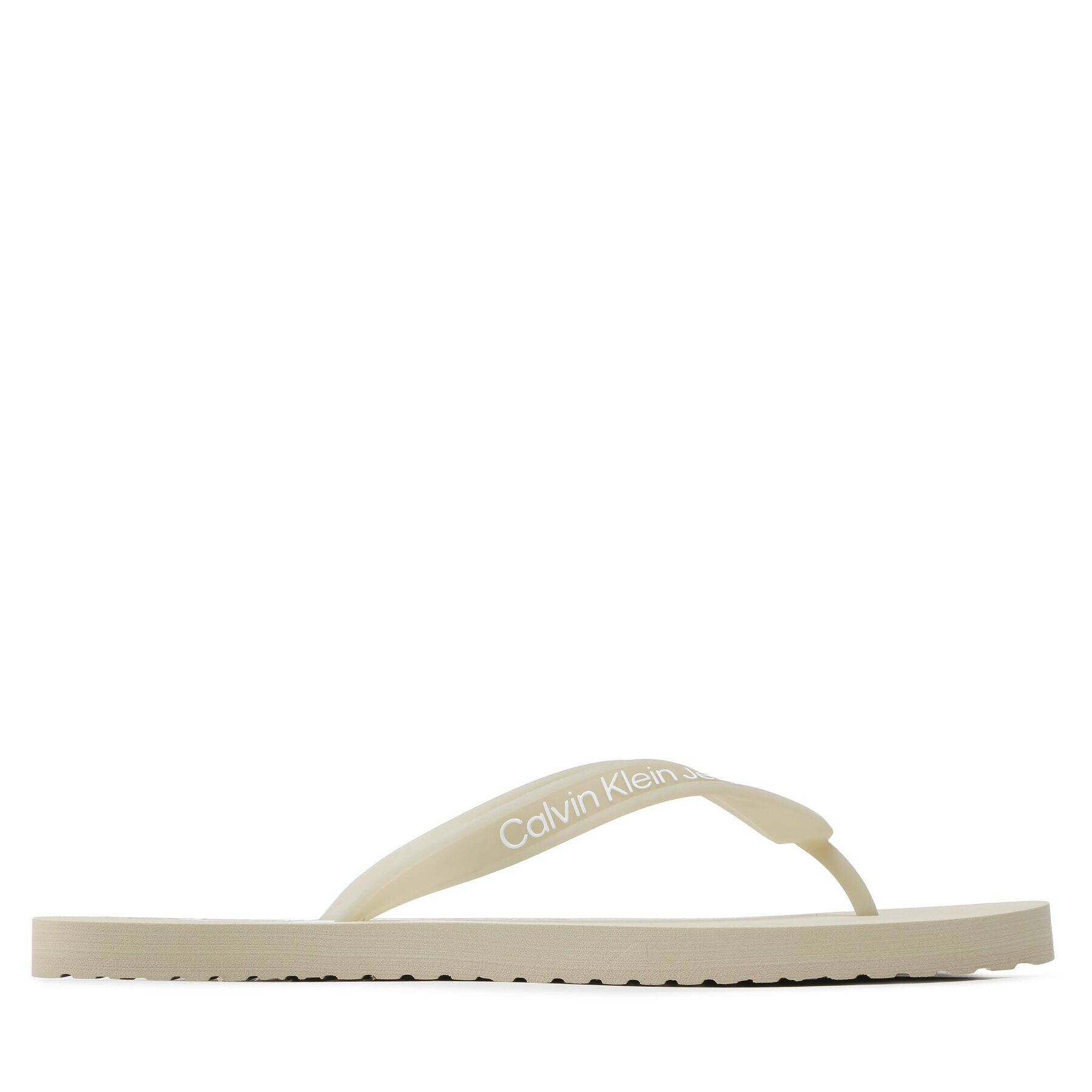 Calvin Klein Jeans Japonke Beach Sandal Monogram Tpu YM0YM00055 Bež - Pepit.si