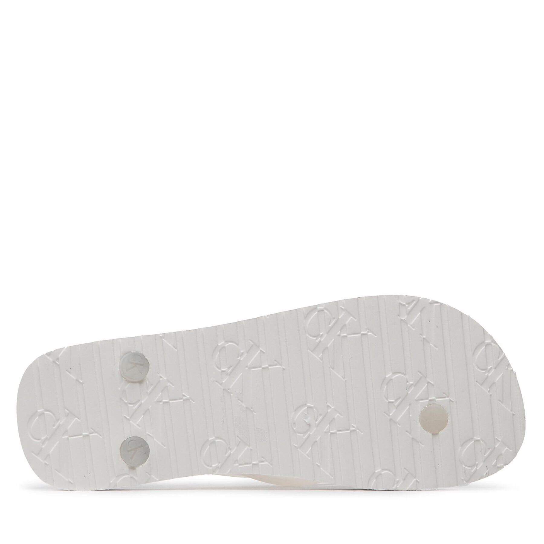 Calvin Klein Jeans Japonke Beach Sandal Monogram YW0YW00098 Bela - Pepit.si