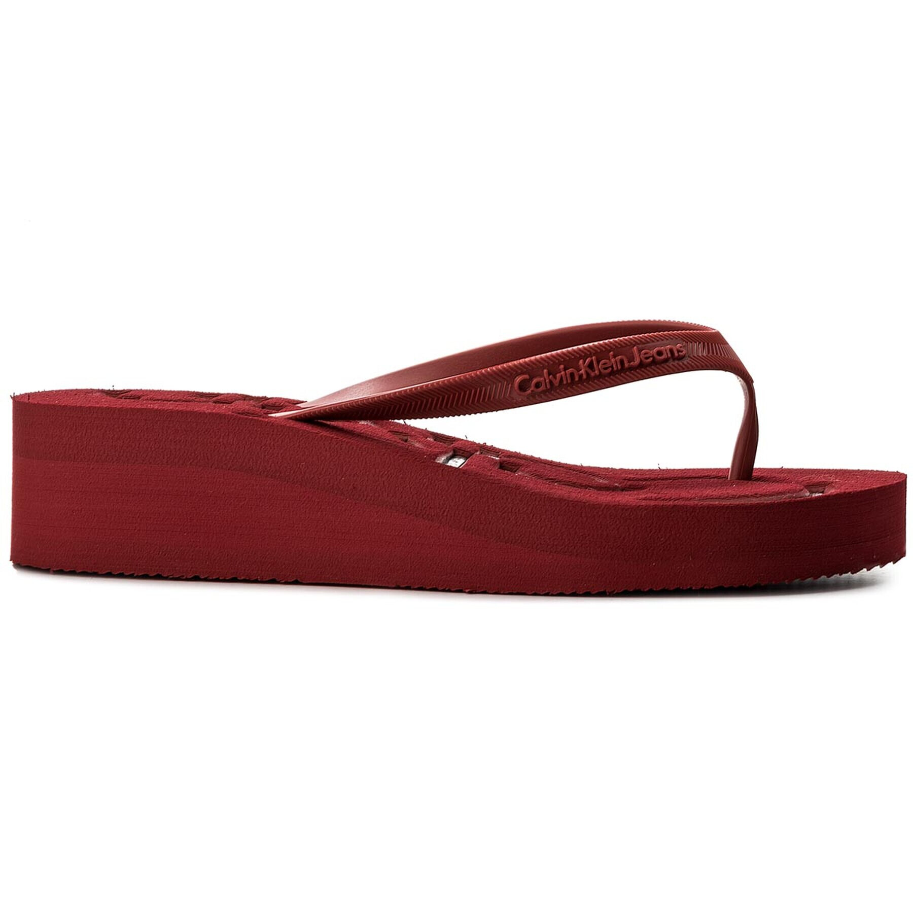 Calvin Klein Jeans Japonke Tamber R4117 Bordo rdeča - Pepit.si