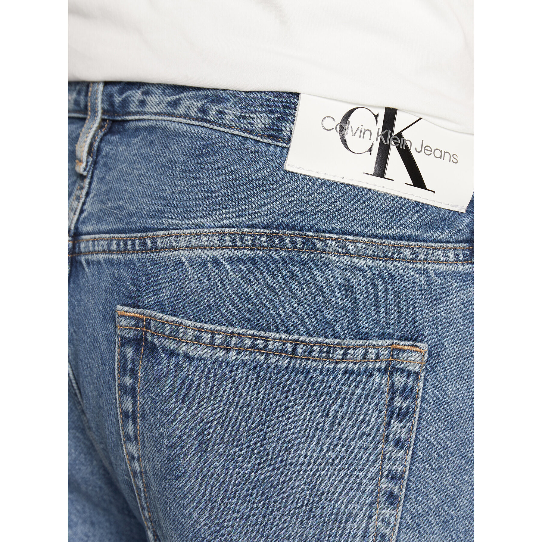 Calvin Klein Jeans Jeans hlače 90's J30J321684 Modra Loose Fit - Pepit.si