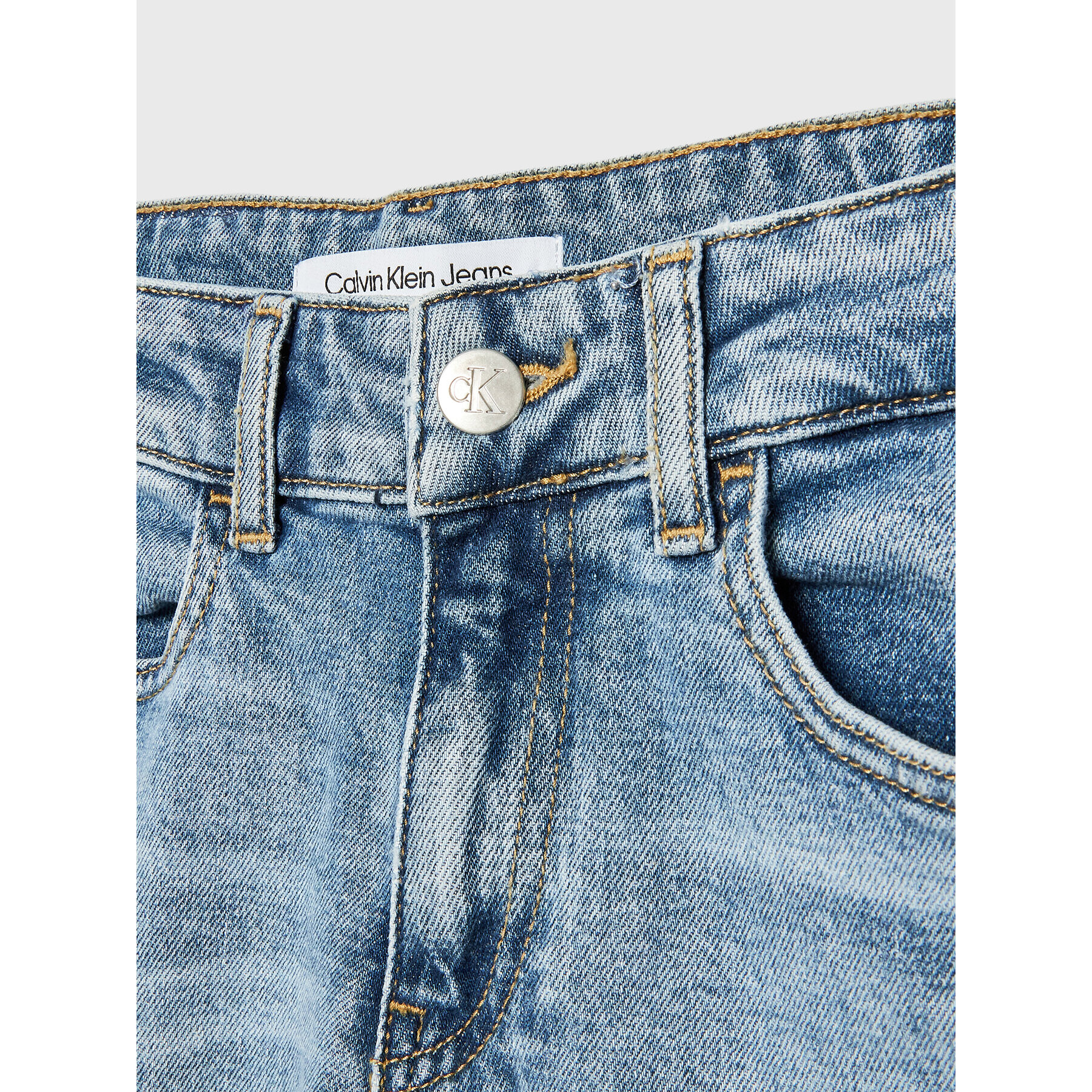 Calvin Klein Jeans Jeans hlače IB0IB01377 Modra Skater Fit - Pepit.si