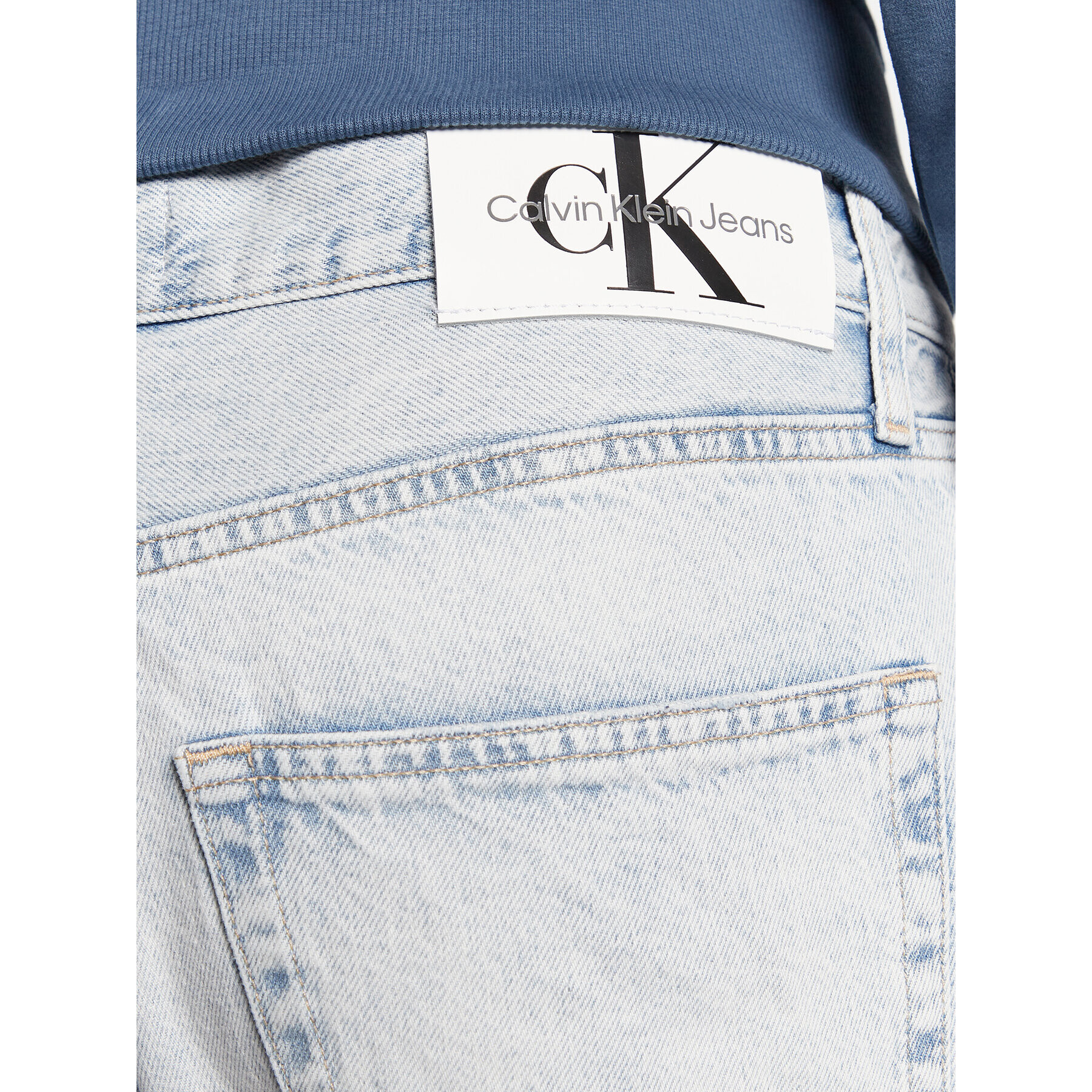 Calvin Klein Jeans Jeans hlače J30J322426 Modra Loose Fit - Pepit.si