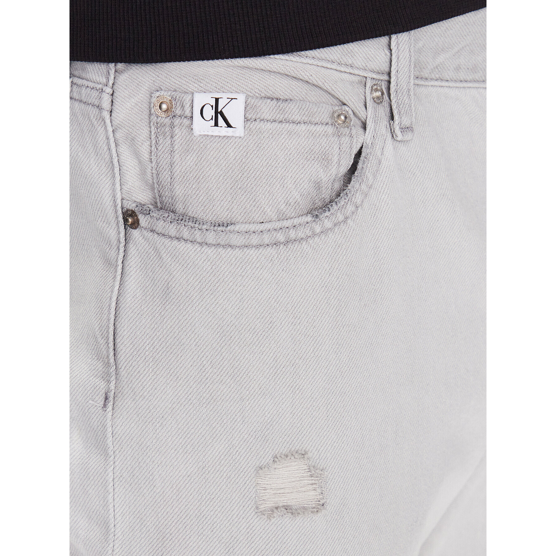 Calvin Klein Jeans Jeans hlače J30J322827 Siva Relaxed Fit - Pepit.si