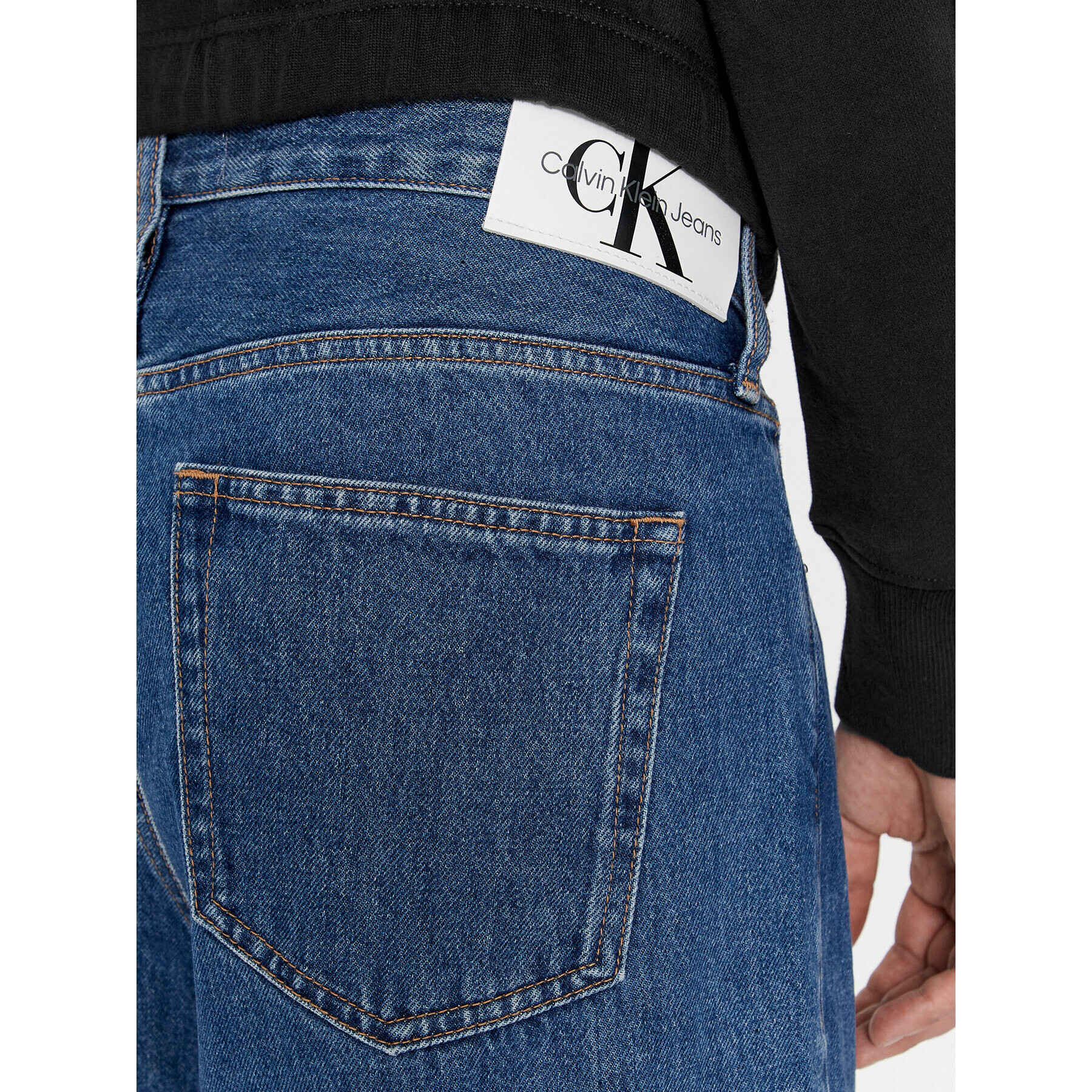 Calvin Klein Jeans Jeans hlače J30J323895 Modra Loose Fit - Pepit.si