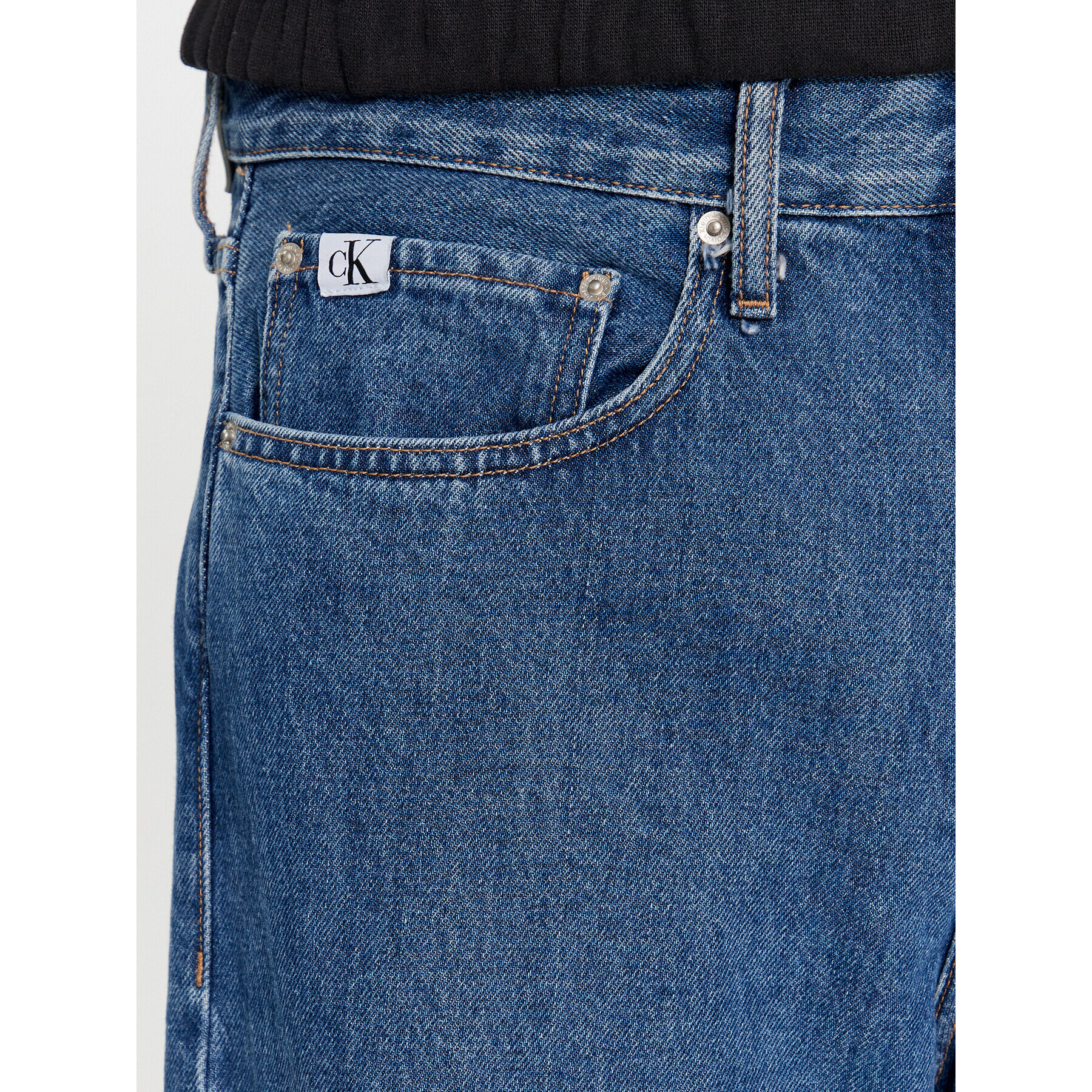 Calvin Klein Jeans Jeans hlače J30J323895 Modra Loose Fit - Pepit.si