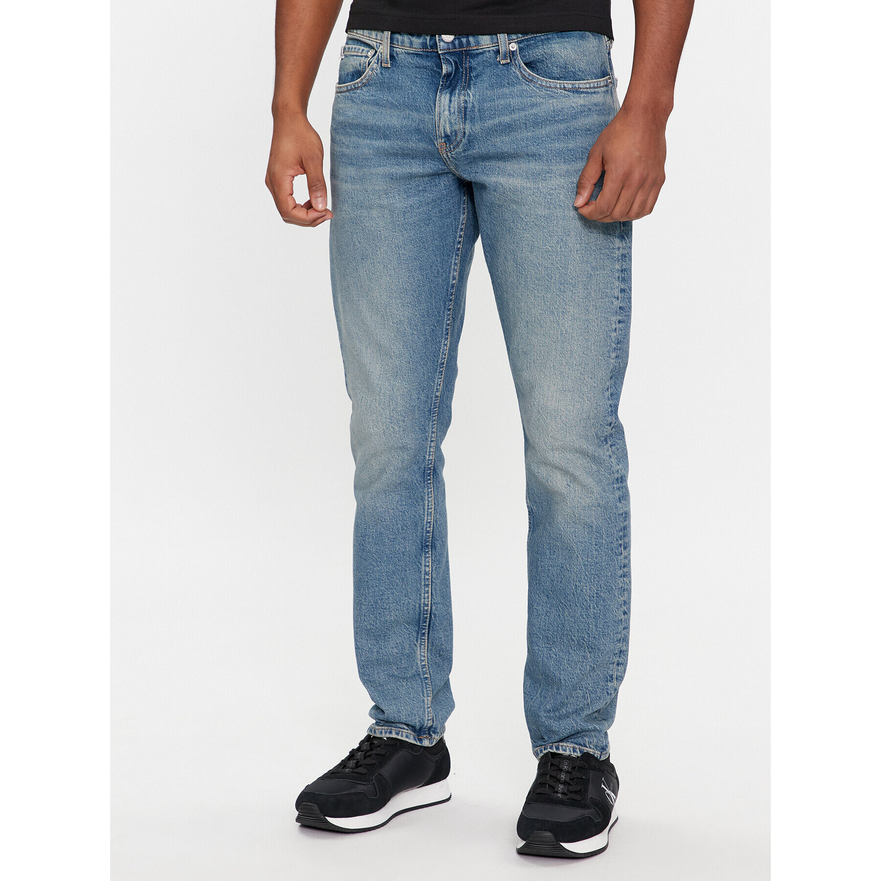 Calvin Klein Jeans Jeans hlače J30J324202 Modra Slim Fit - Pepit.si