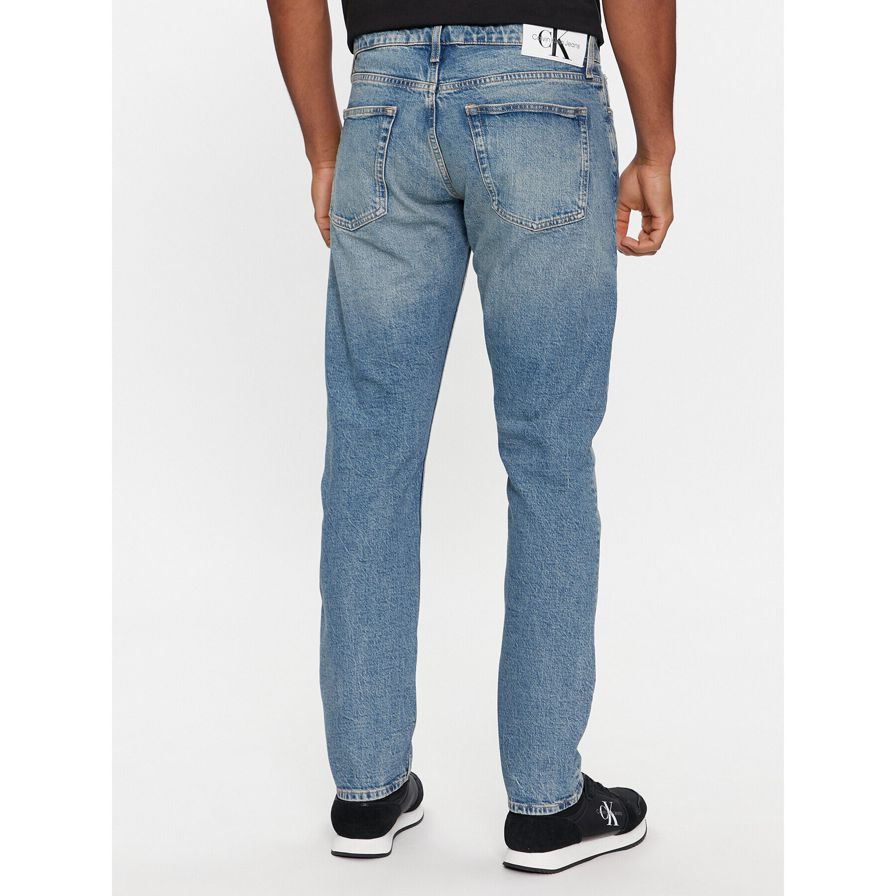 Calvin Klein Jeans Jeans hlače J30J324202 Modra Slim Fit - Pepit.si