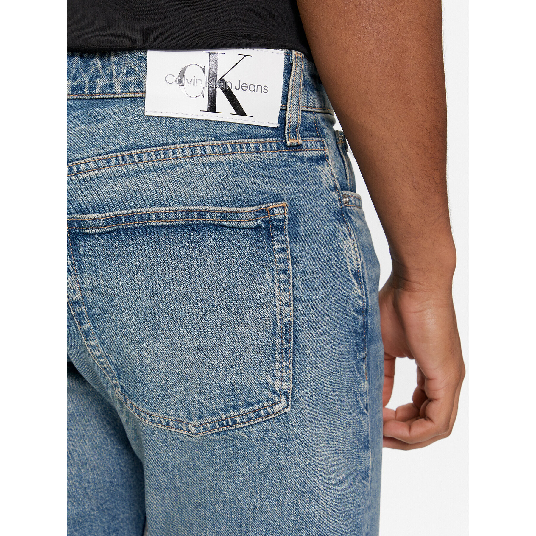 Calvin Klein Jeans Jeans hlače J30J324202 Modra Slim Fit - Pepit.si