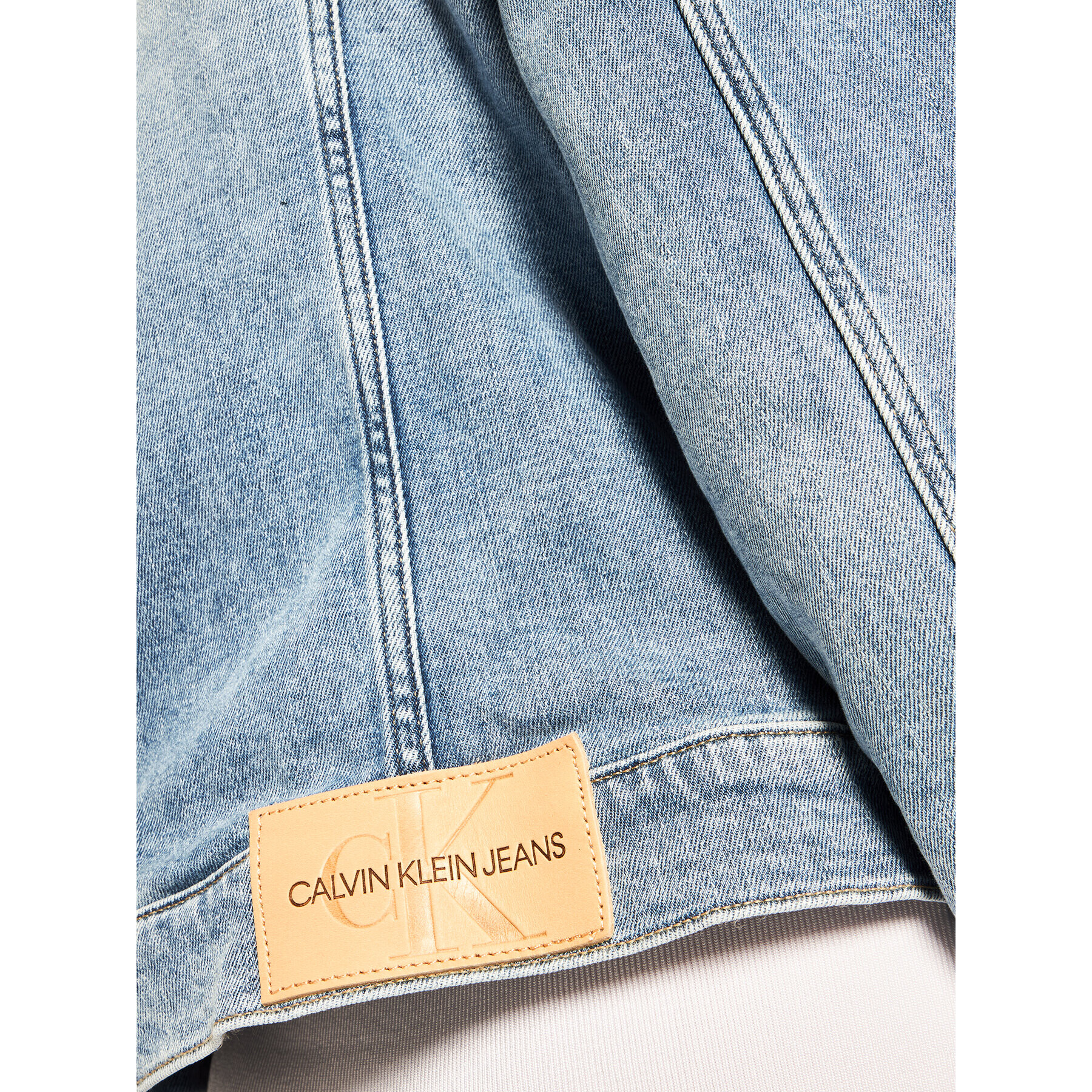 Calvin Klein Jeans Jeans jakna J20J213362 Modra Regular Fit - Pepit.si